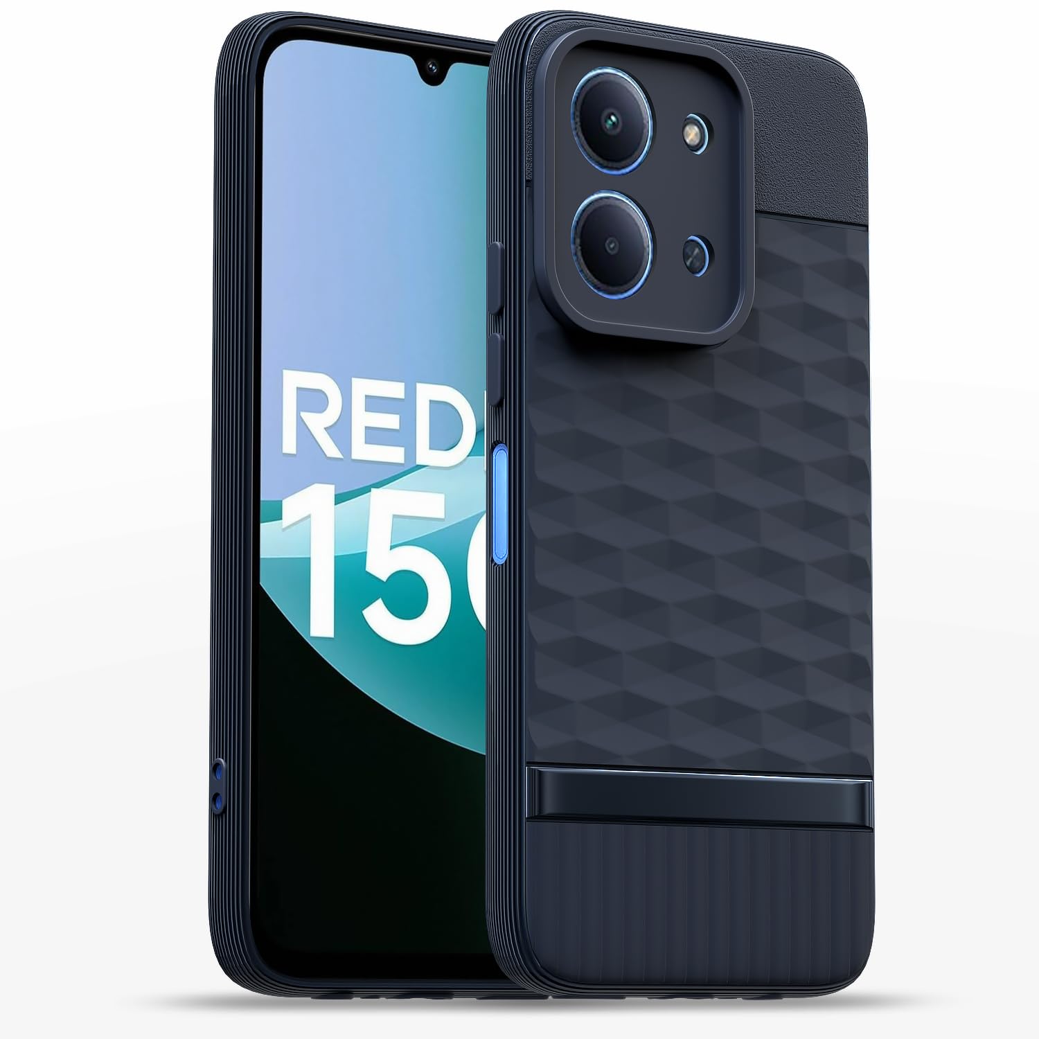 Pikkme blue Silicone phone cover for Redmi 15C 5G