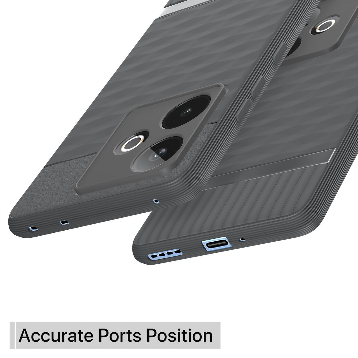Grey back cover for Realme GT 7/GT 7T 5G – Pikkme – photo 4