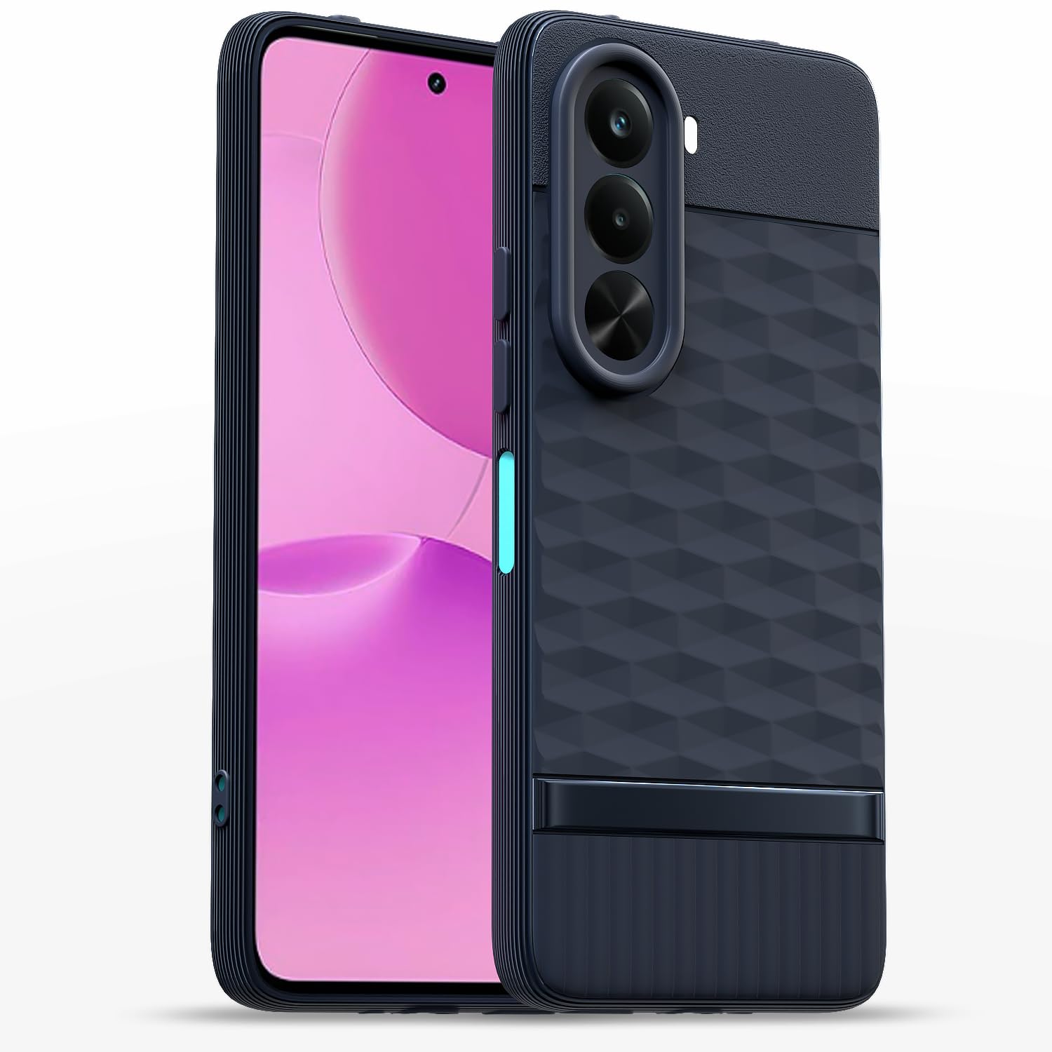 Pikkme Realme P4x 5G Silicone blue mobile cover