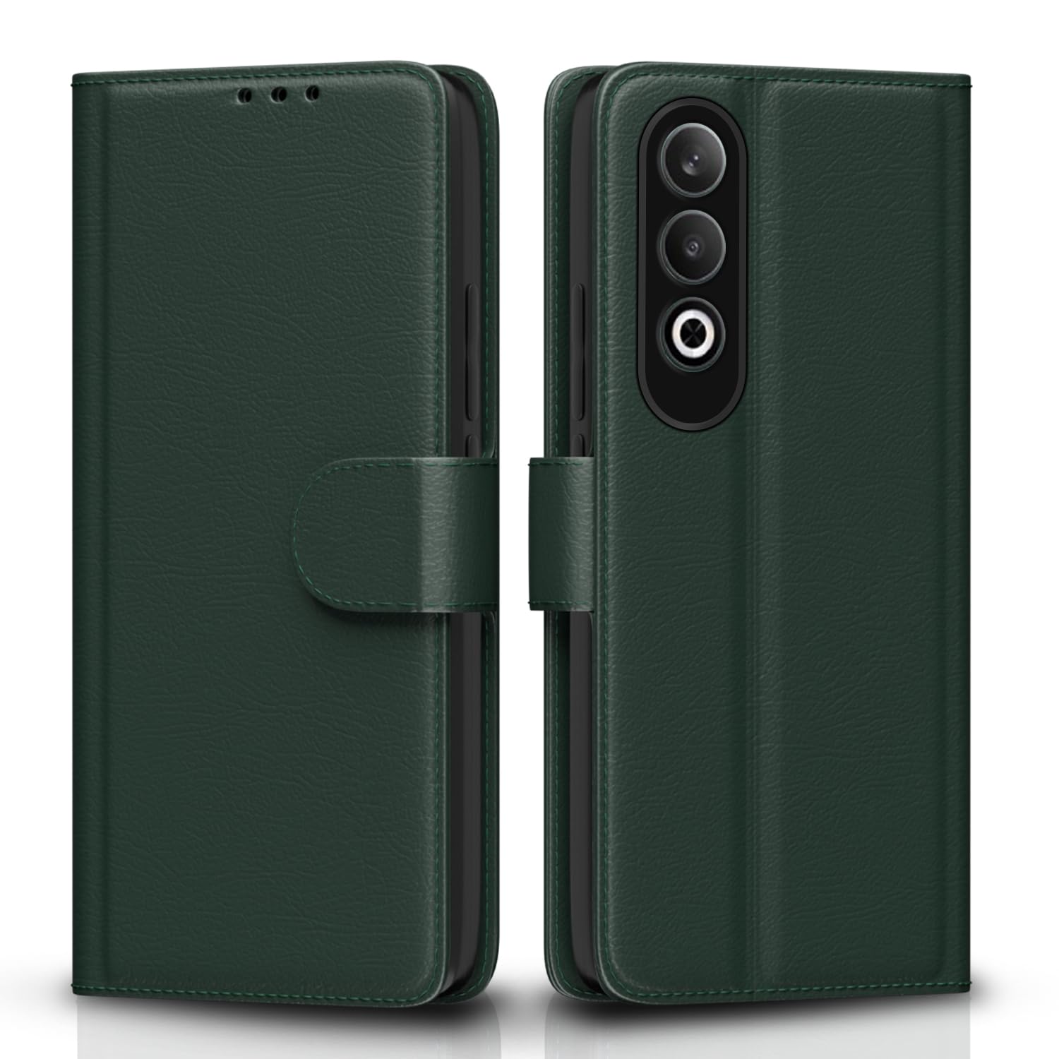 Pikkme green Wallet mobile flip cover for OnePlus Nord CE 4 5G