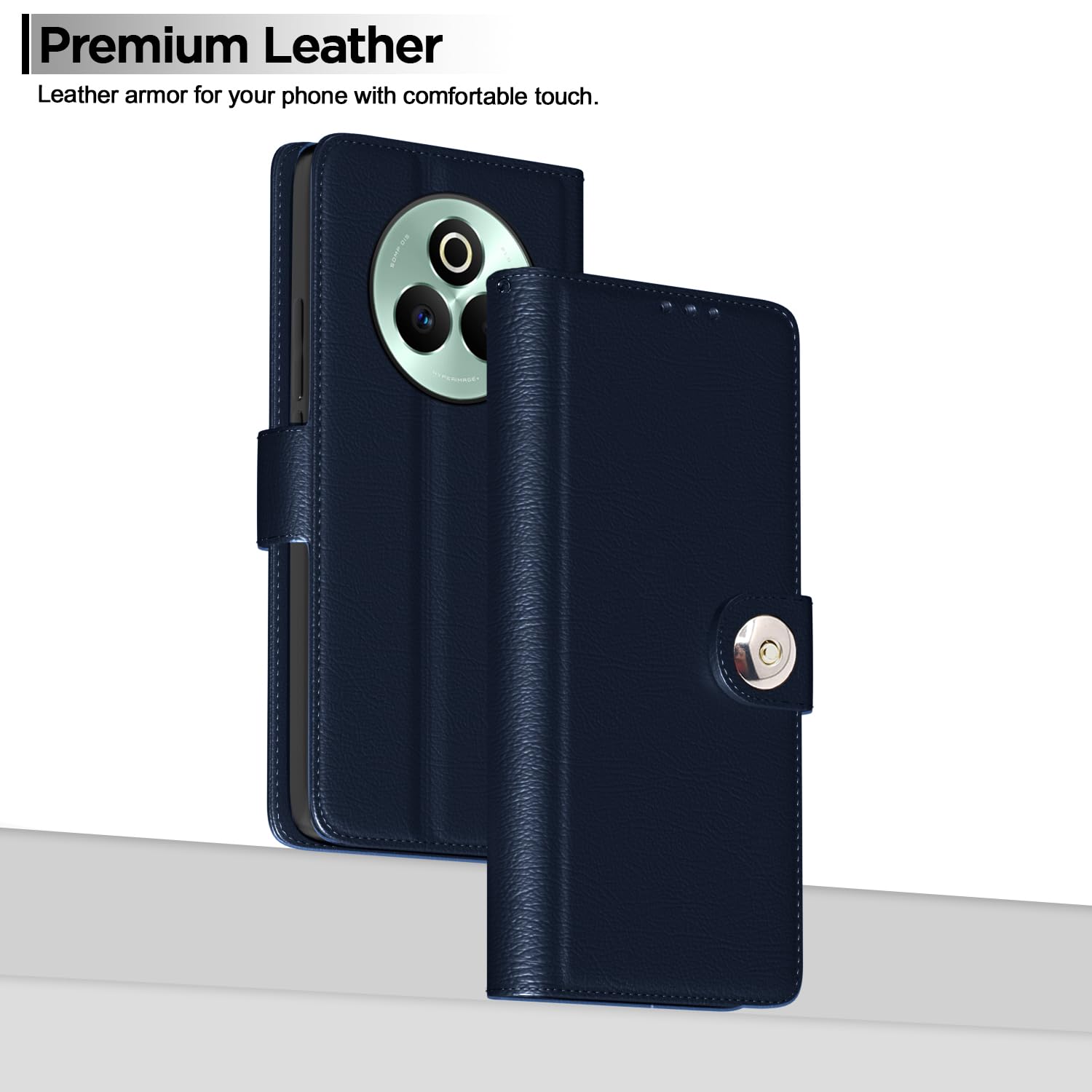Pikkme blue flip cover for Realme P3 Pro 5G – photo 2