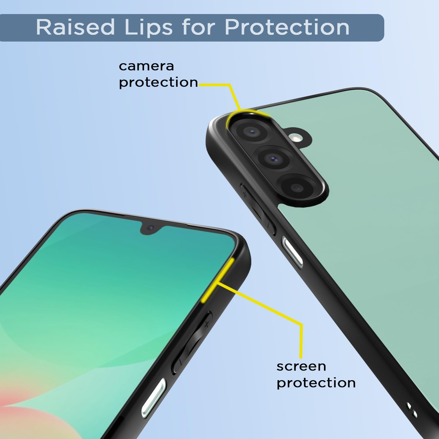 Black back cover for Samsung A26 5G – Pikkme – photo 4