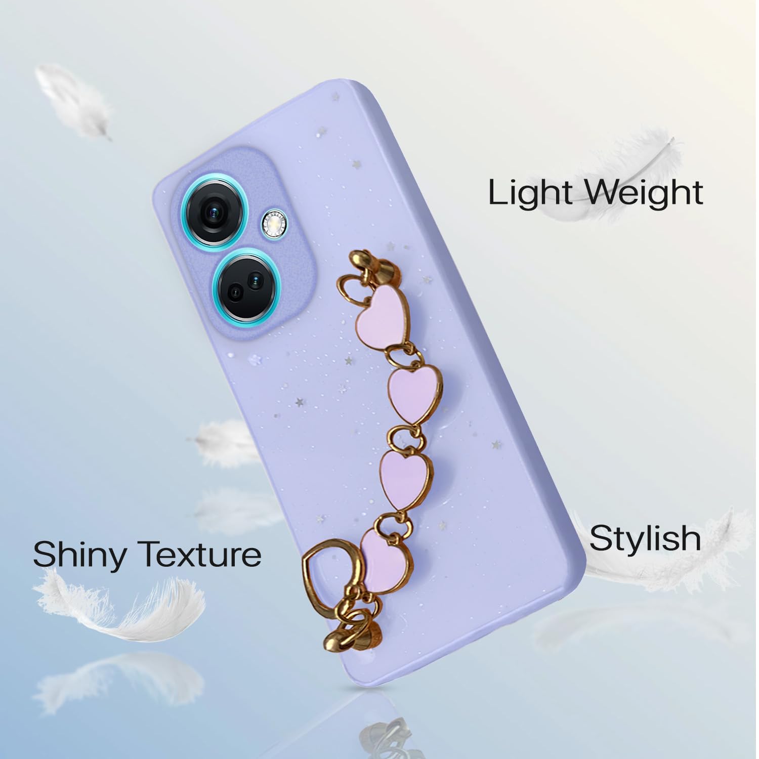 Pikkme OnePlus Nord CE 3 5G Chain purple phone cover – photo 6