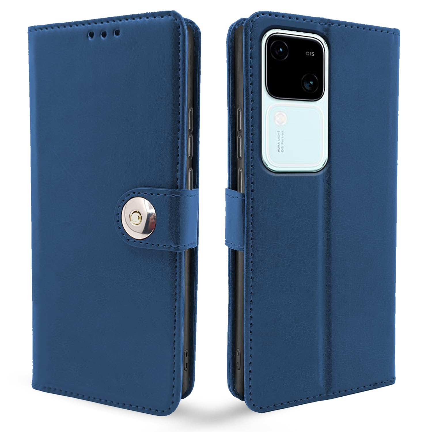 Pikkme Vivo V30 5G blue mobile flip cover