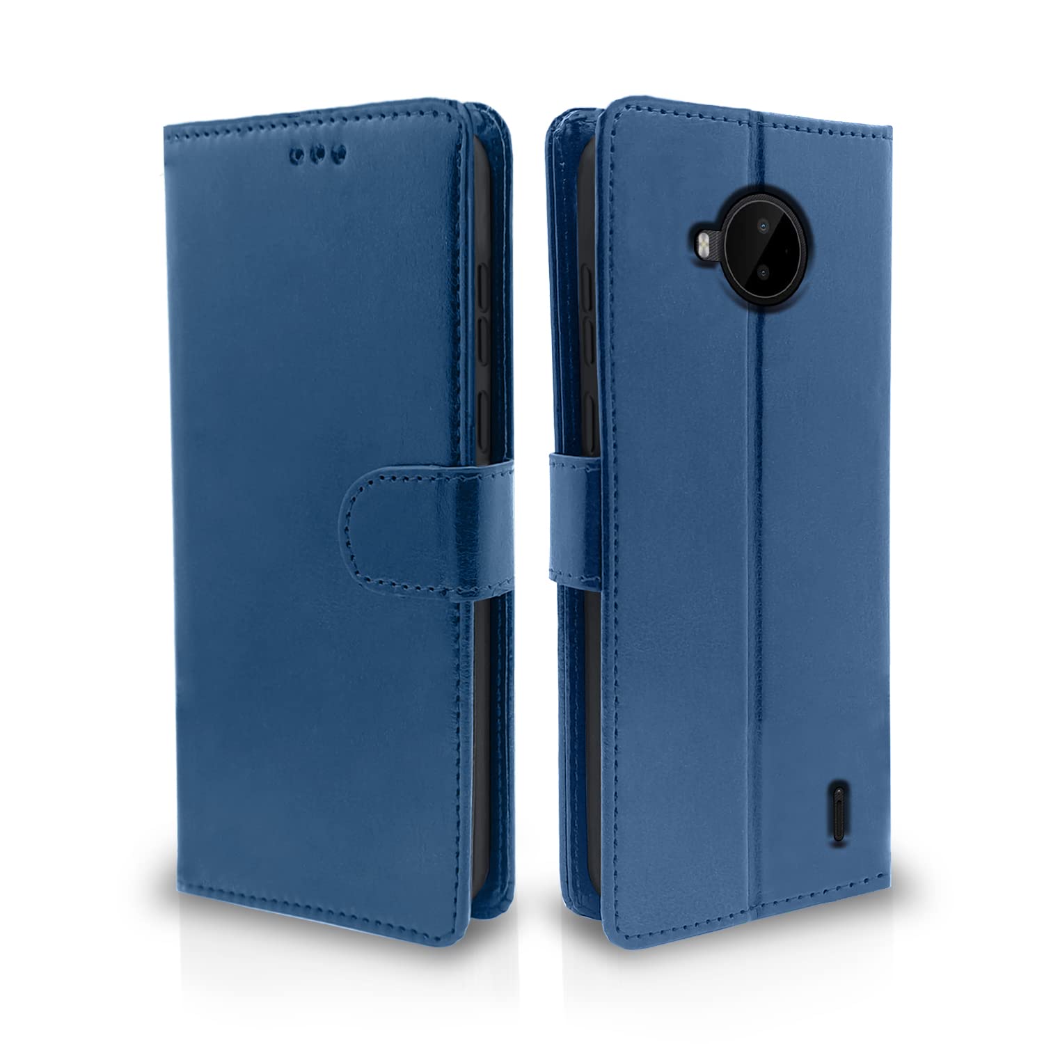 Blue Magnetic mobile flip cover for Nokia C20 Plus – Pikkme
