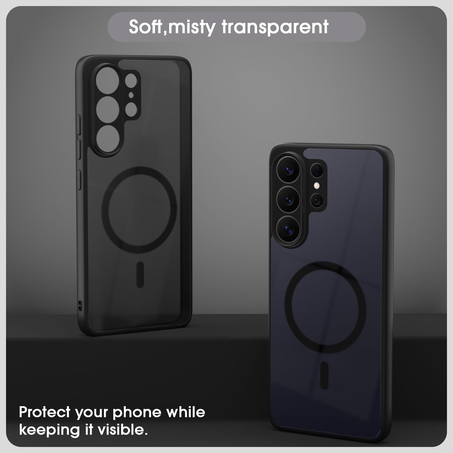 Pikkme Samsung S26 Ultra 5G black smoke mag-safe mobile back cover – photo 3