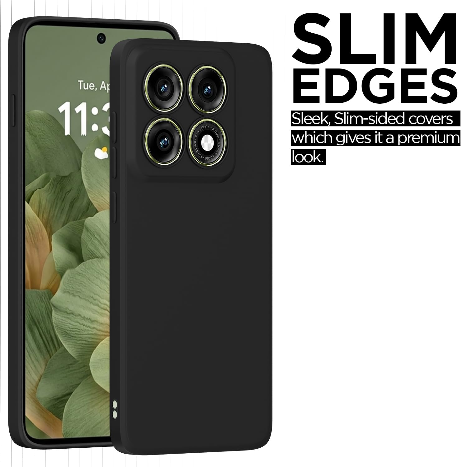 Pikkme black mobile cover for Moto Edge 70 Pro 5G – photo 6