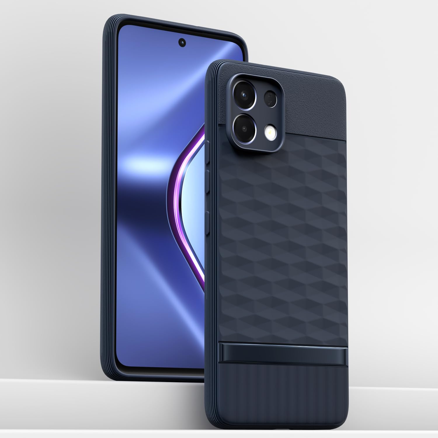 Pikkme Oppo K13 5G Shockproof Soft Flexible Gencase Back cover (Blue)
