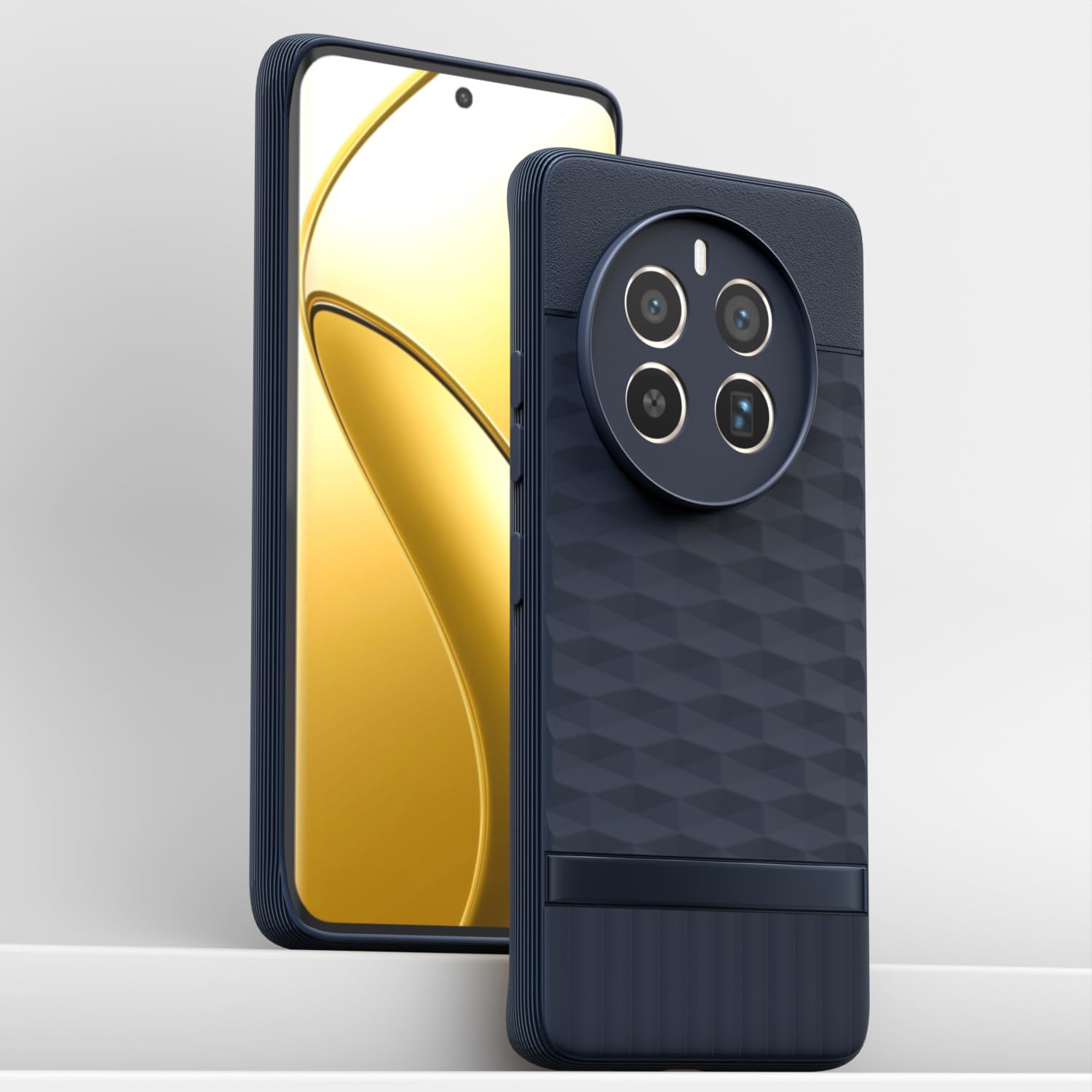 Pikkme Realme 12 Pro 5G / Realme 12 Pro Plus 5G Gencase Back Cover (Blue)
