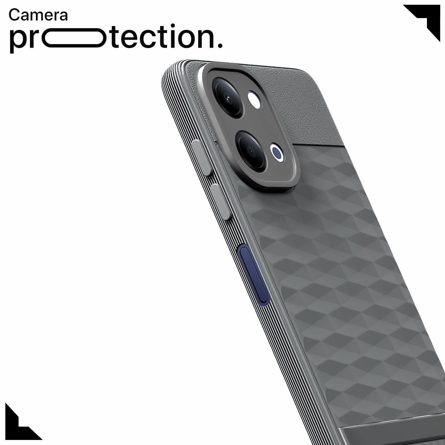 Vivo Y11/T5 Lite 5G mobile cover in grey by Pikkme – photo 5