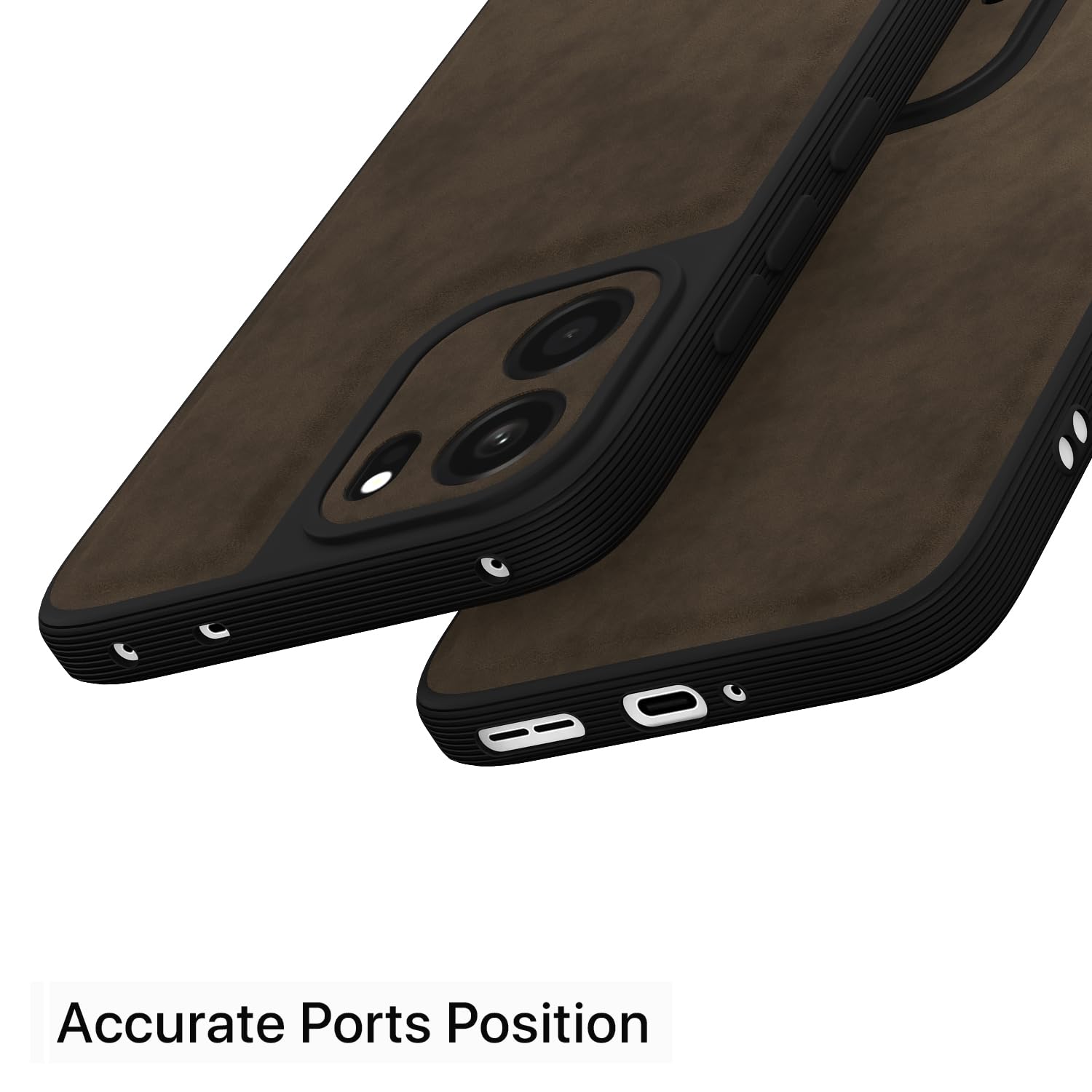 Pikkme coffee Leather back cover for OnePlus Nord CE 6 5G – photo 4