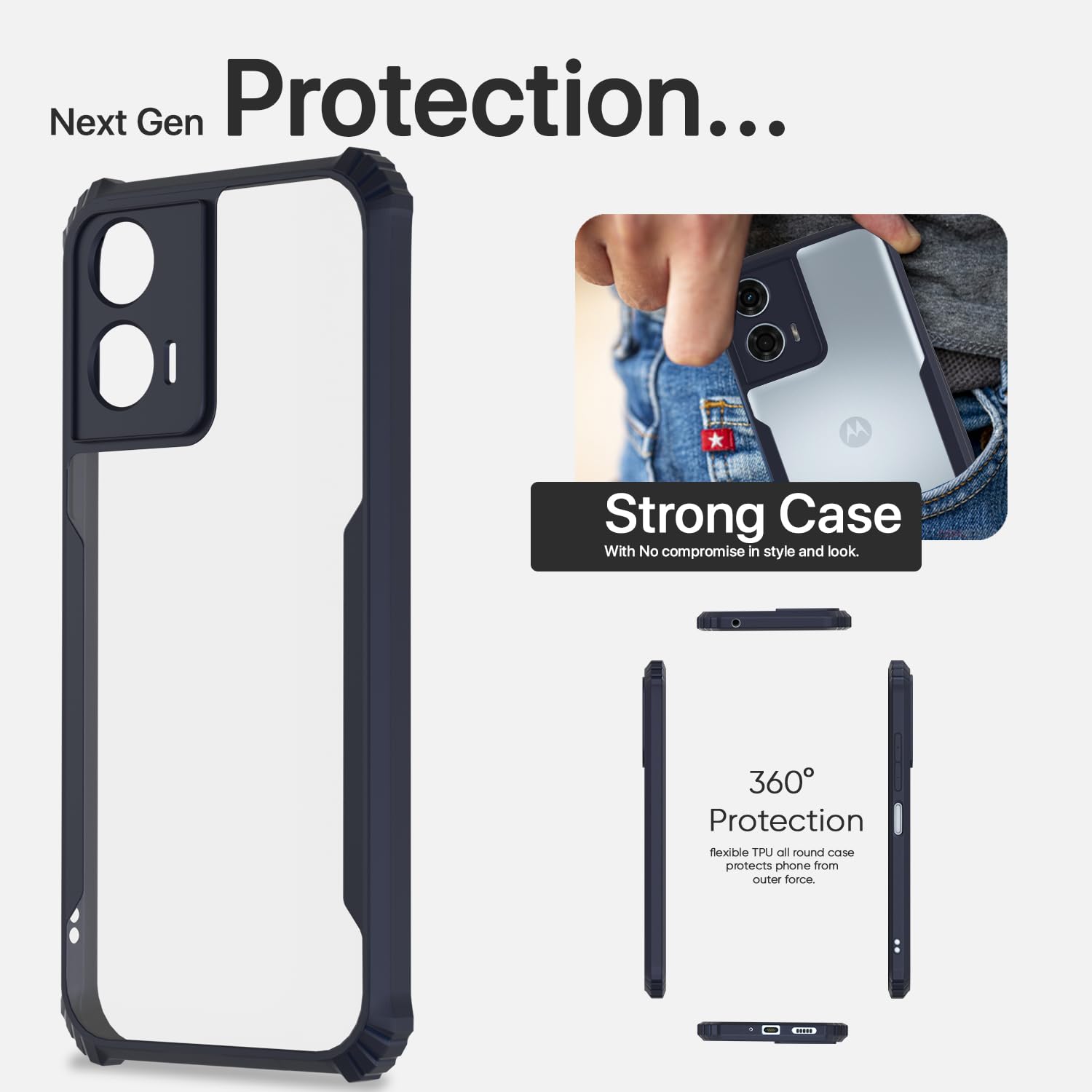 Moto G24 Power phone cover in blue by Pikkme – photo 7