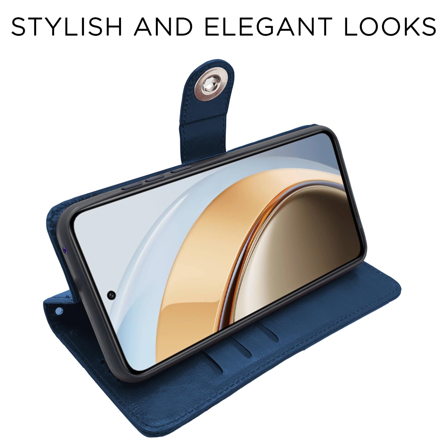 Blue flip cover for Vivo Y300 5G – Pikkme – photo 3