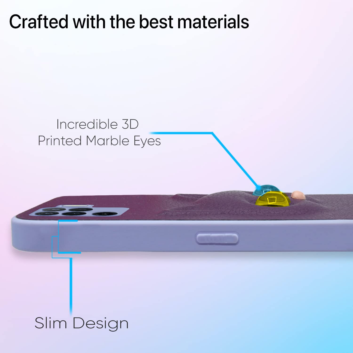 Oppo F19 Pro phone cover in purple by Pikkme – photo 4