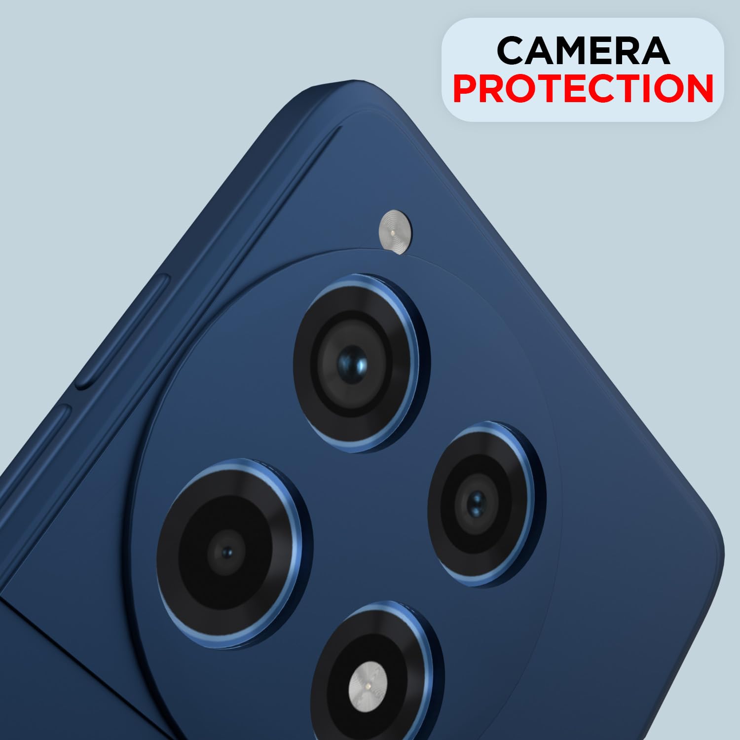 Pikkme OnePlus 12R 5G Liquid Silicone Back Cover | Blue