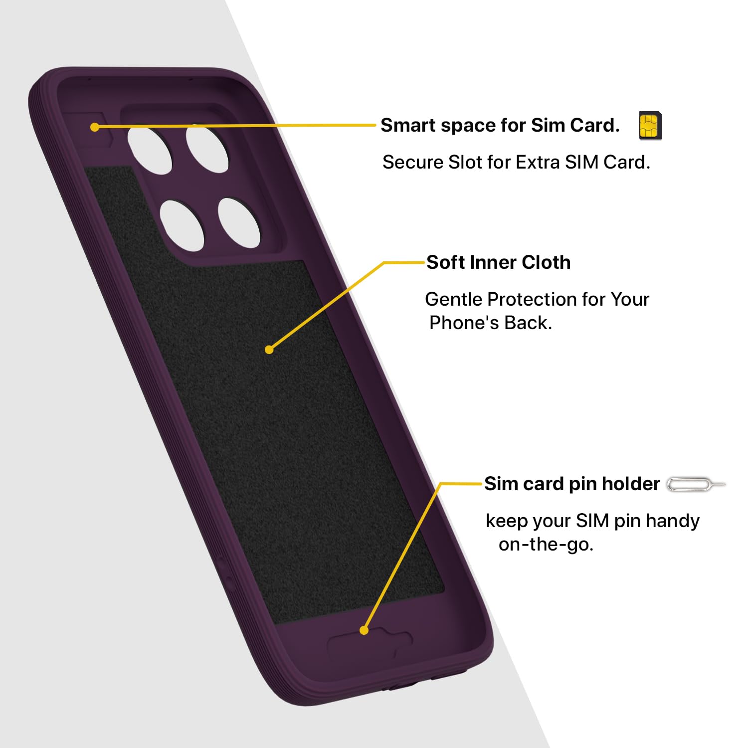 Moto Edge 70 Pro 5G MagSafe back cover in purple by Pikkme – photo 6