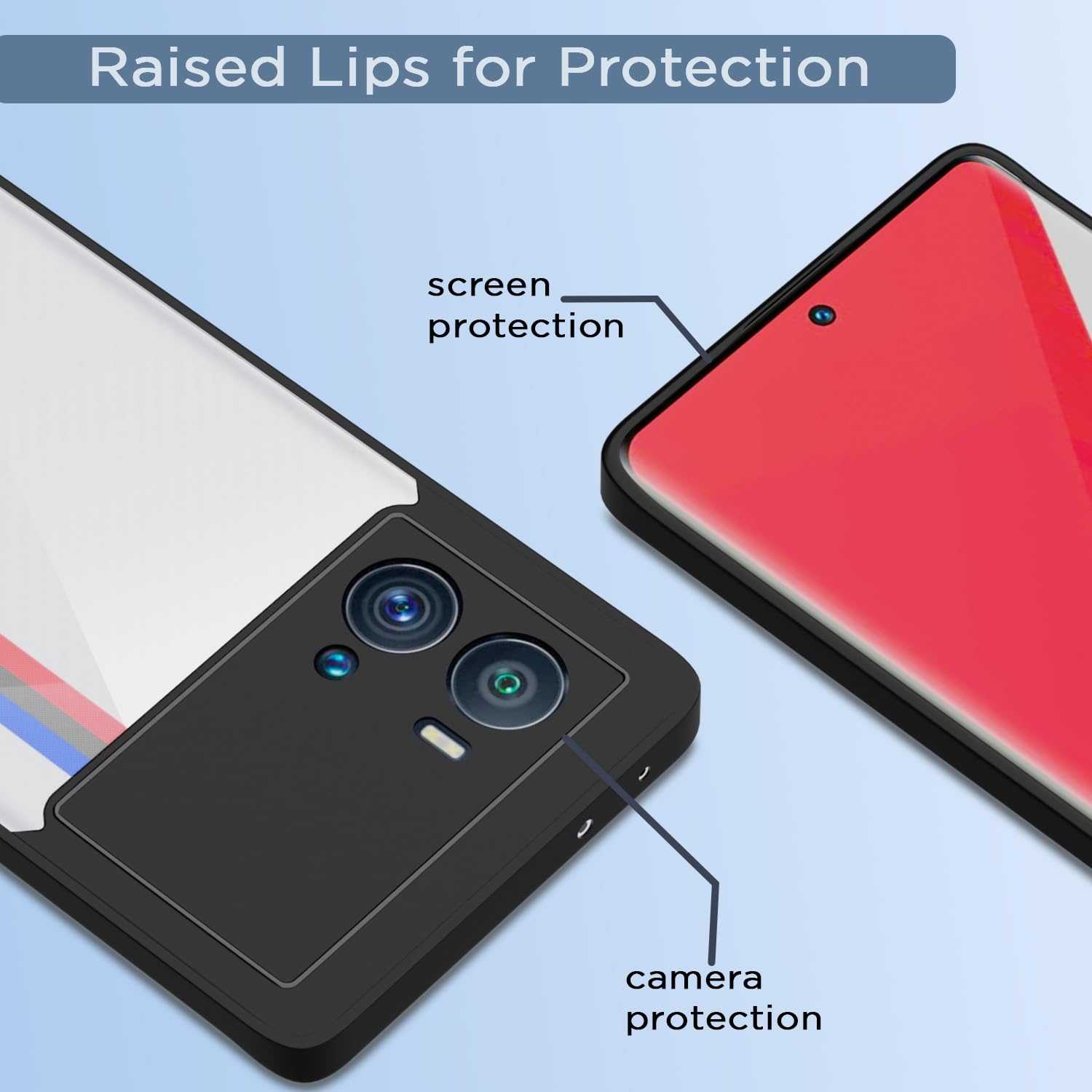 Pikkme black Hybrid mobile back cover for iQOO 9 Pro 5G – photo 5