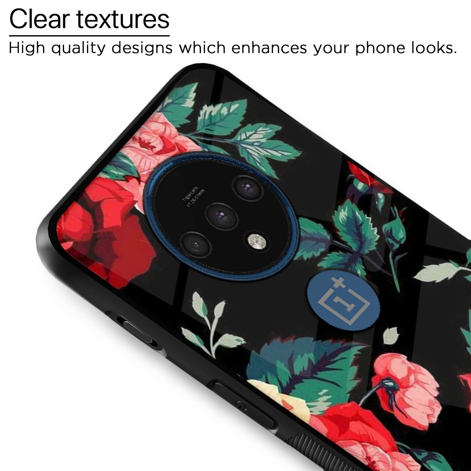 Pikkme Flower mobile back cover for OnePlus 7T – photo 4