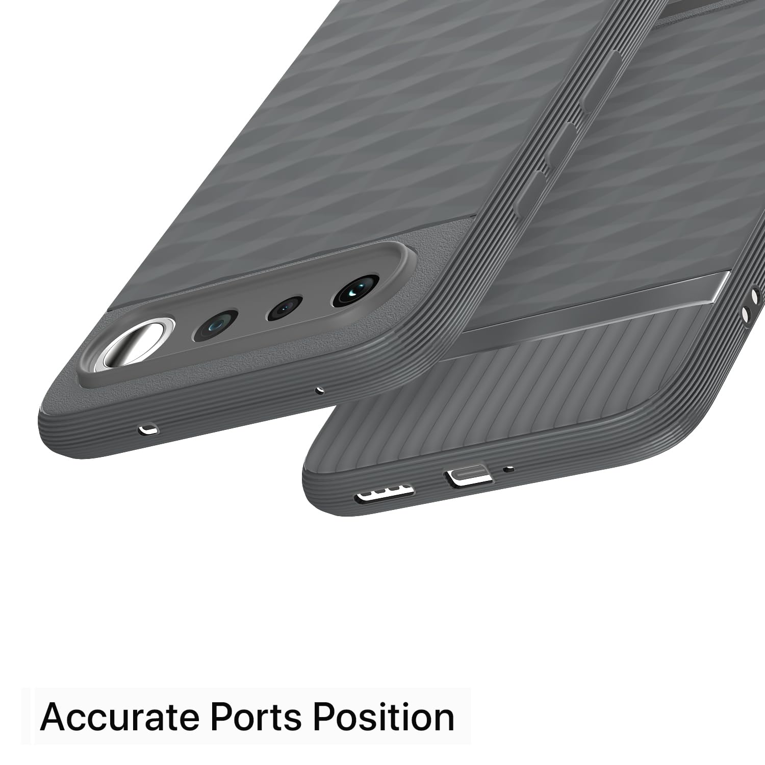 Pikkme grey Silicone back cover for Realme 16 5G – photo 4