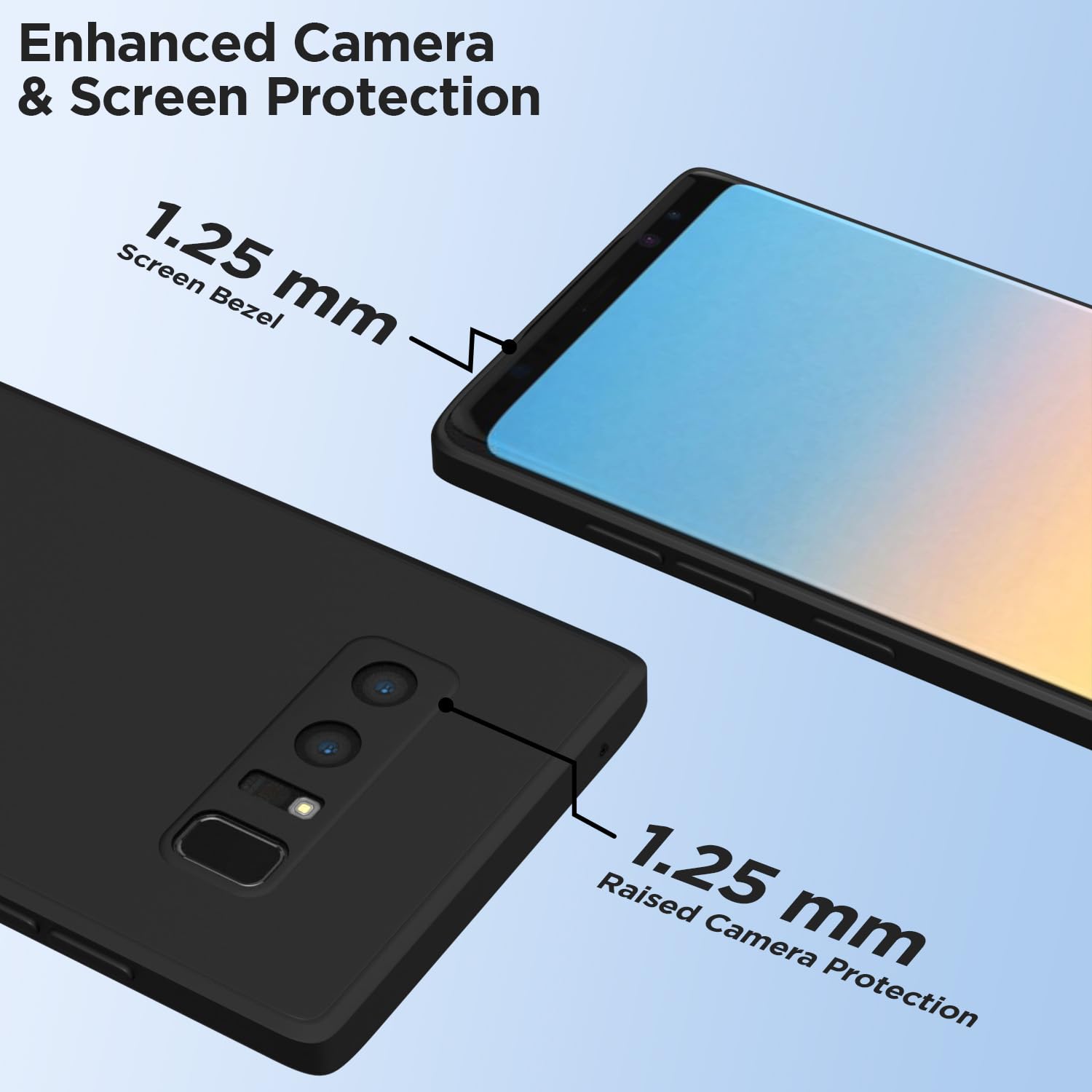 Pikkme Samsung Note 8 black back cover – photo 6
