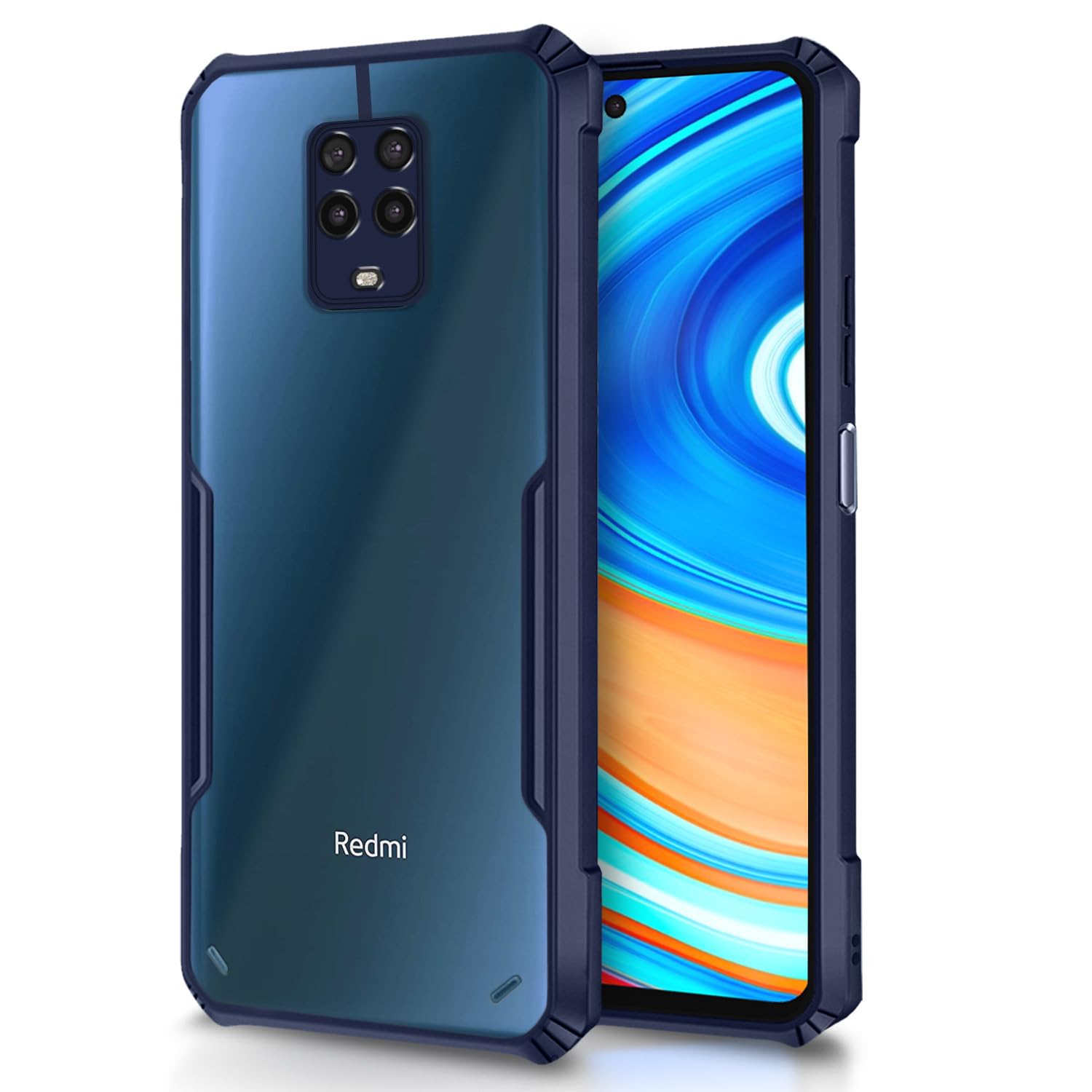 Pikkme Redmi Note 9 Pro/Note 9 Pro Max/Poco M2 Pro/Note 10 Lite blue back cover