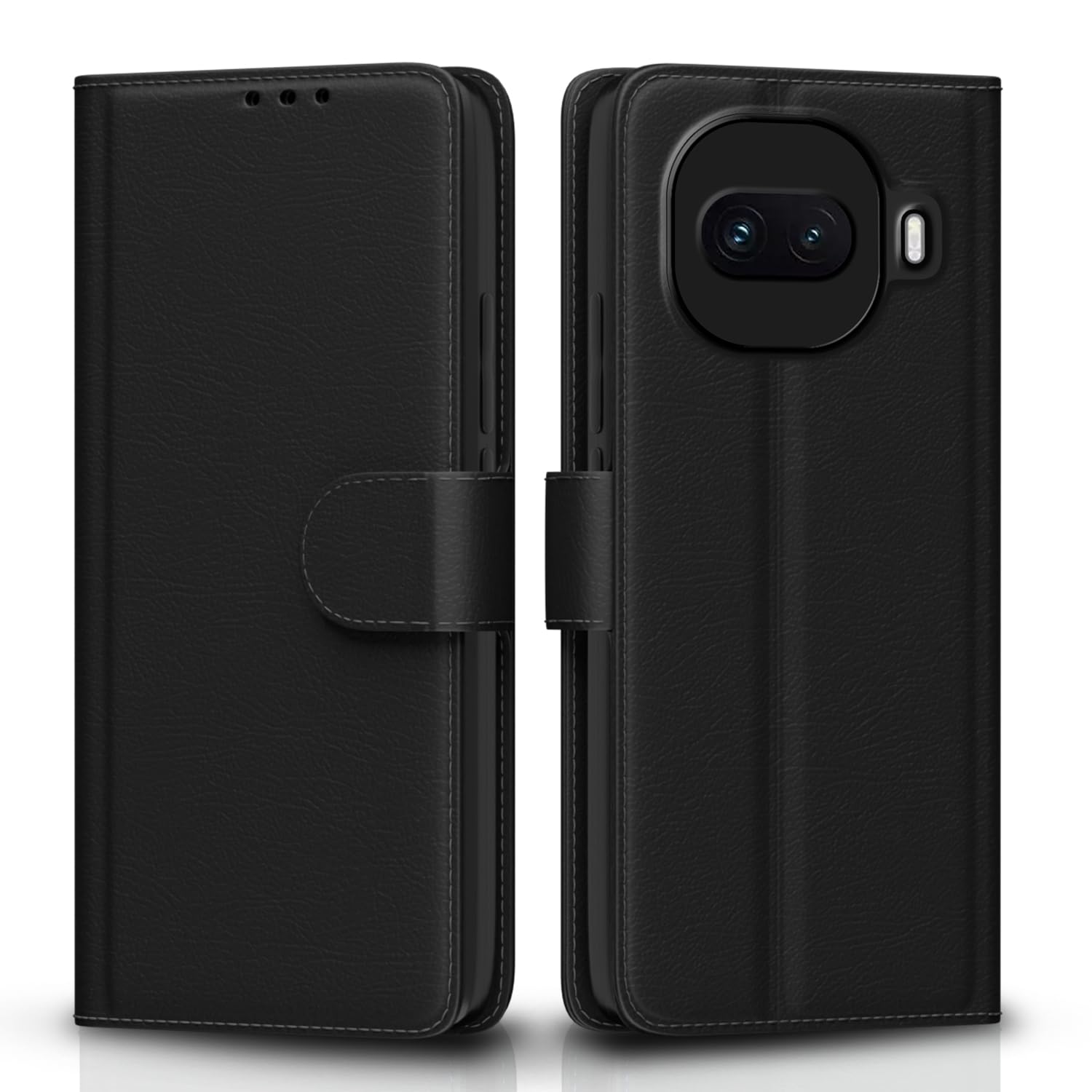 Black Wallet wallet flip cover for iQOO 15R 5G – Pikkme