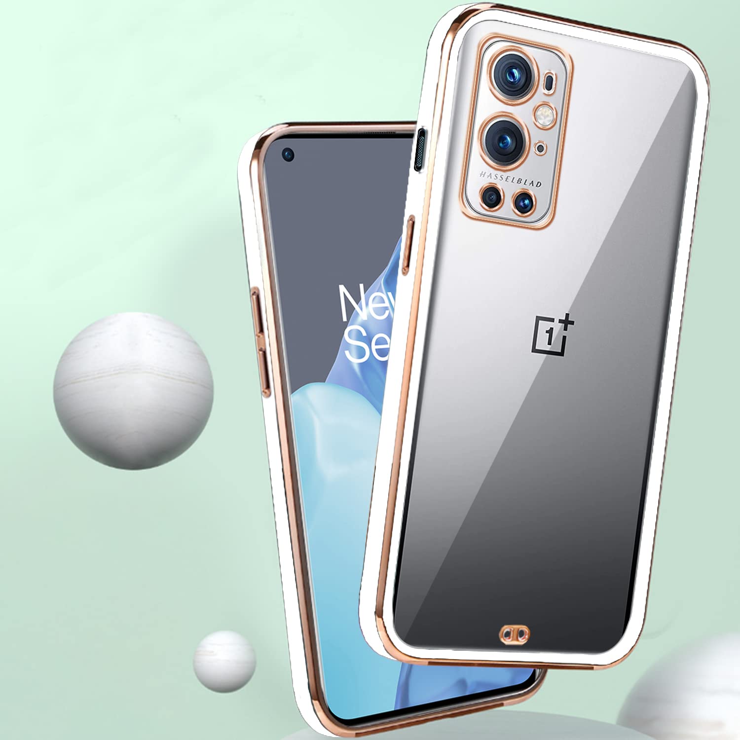 Pikkme white Chrome mobile cover for OnePlus 9 Pro – photo 4