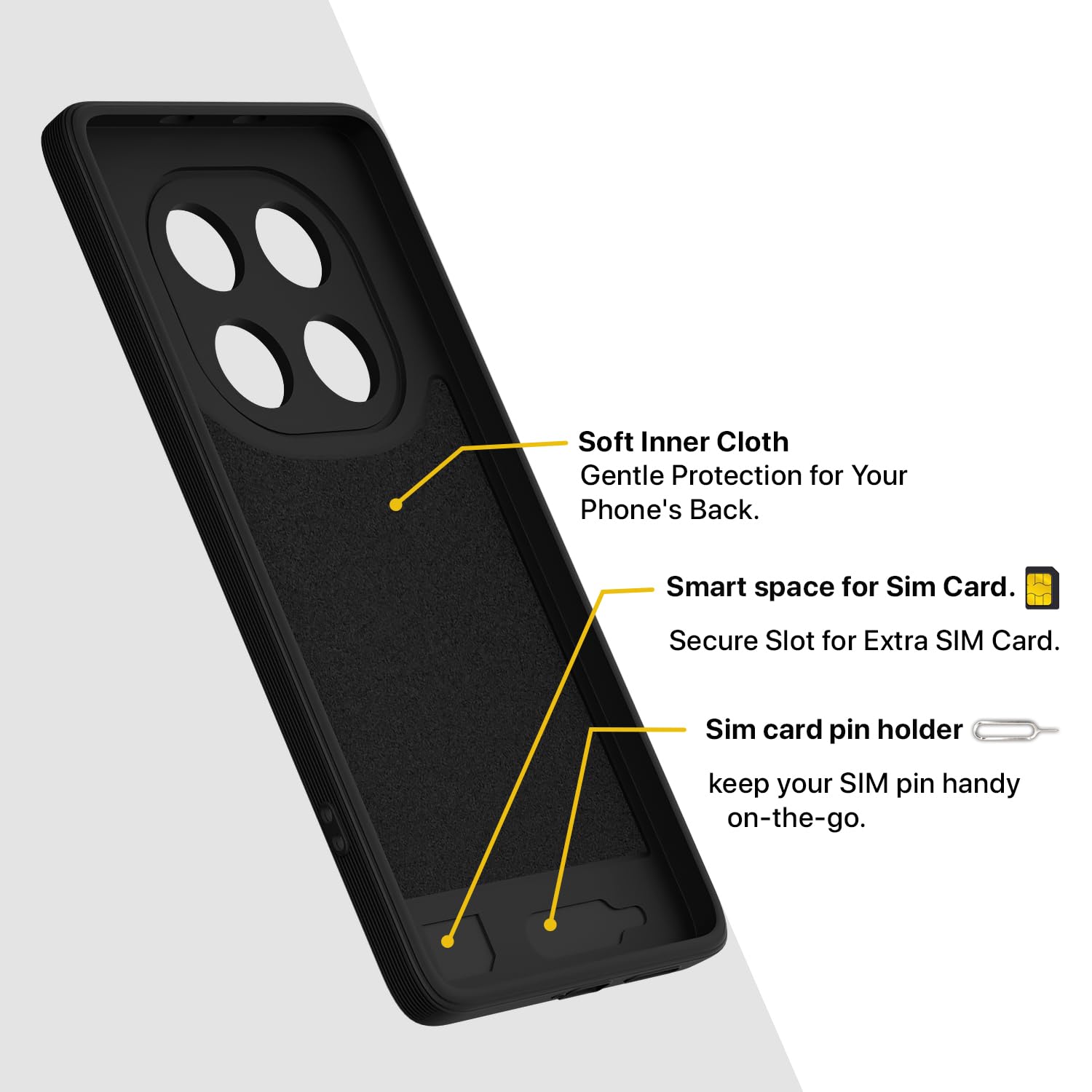 Black mobile cover for Redmi Note 15 5G – Pikkme – photo 6