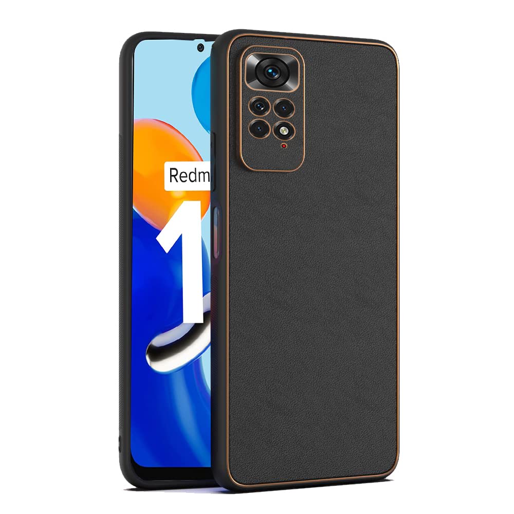 Black phone cover for Redmi Note 11/Note 11s – Pikkme