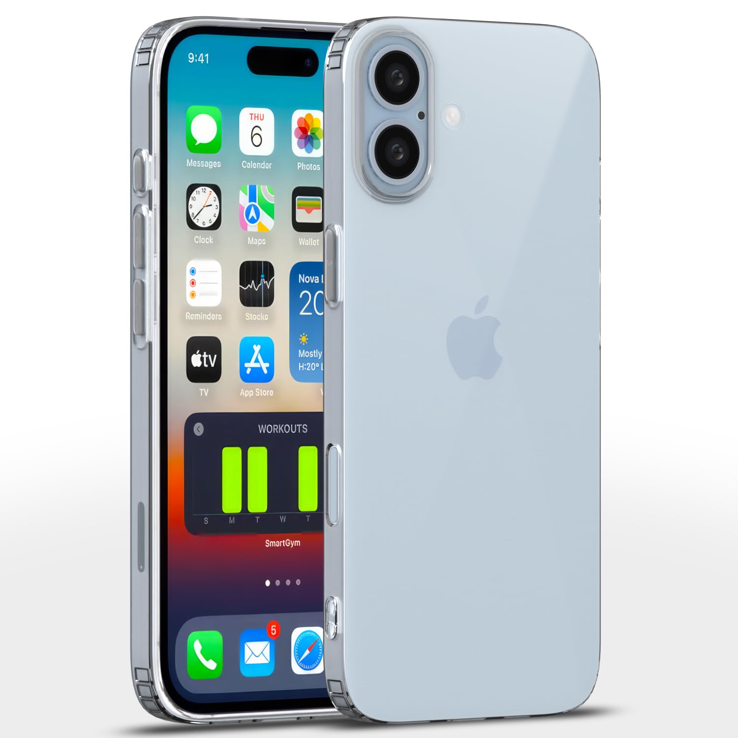 Pikkme iPhone 16 PlusTrans 2 mm - Transparent