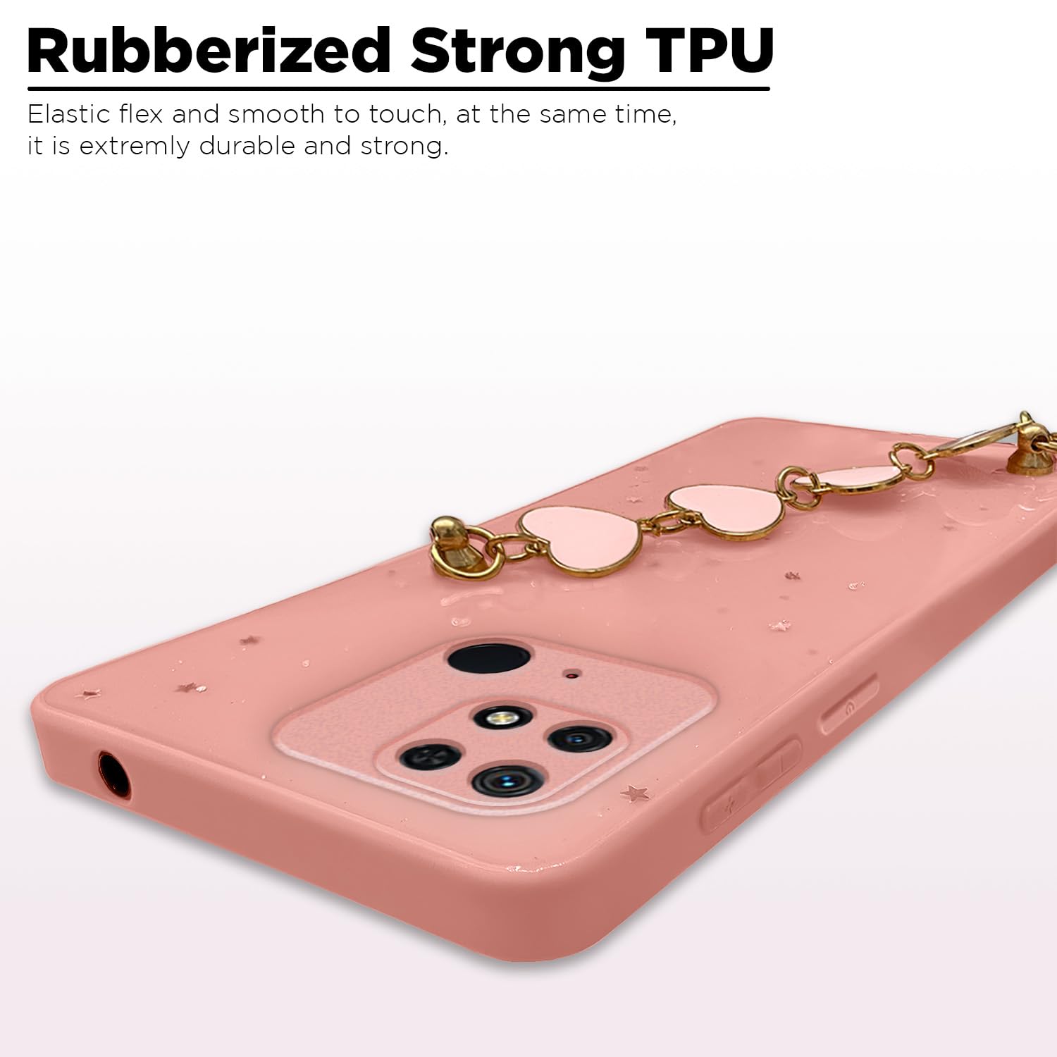 Pikkme pink Chain mobile back cover for Redmi 10/10 Power – photo 5