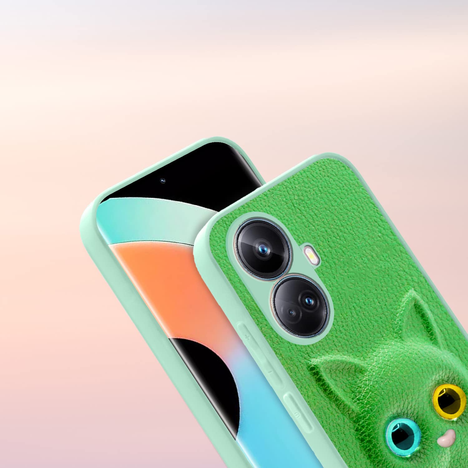 Pikkme green back cover for Realme 10 Pro Plus 5G – photo 7