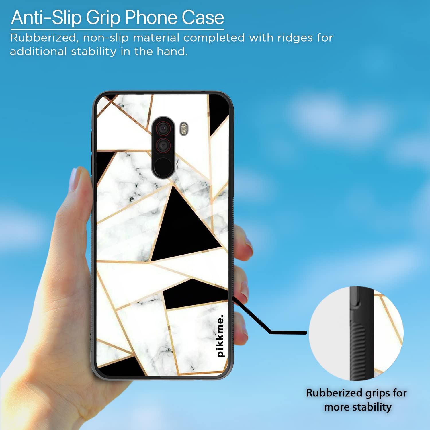 Poco F1 Hybrid back cover by Pikkme – photo 5