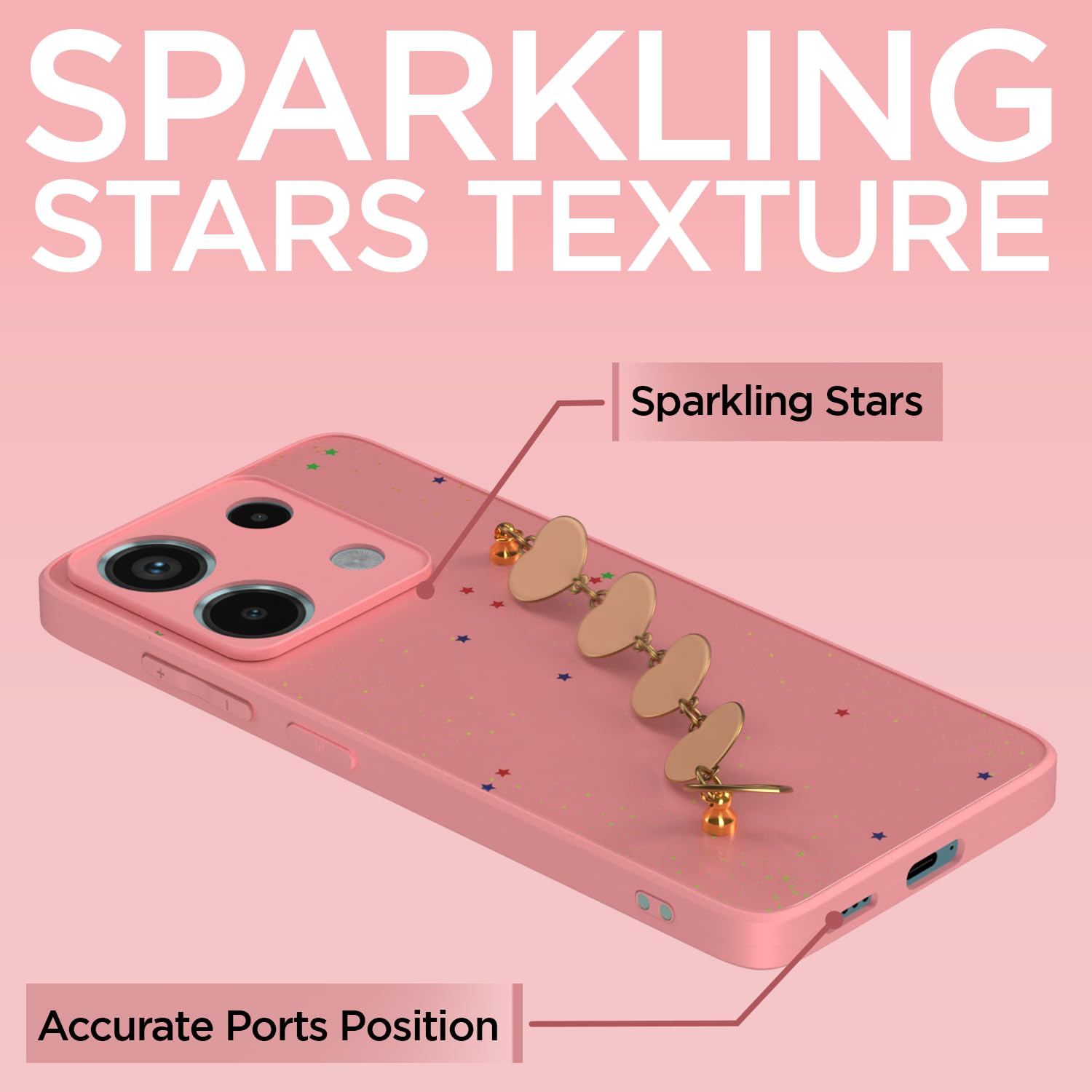 Pikkme pink phone cover for Redmi Note 13 Pro 5G – photo 7