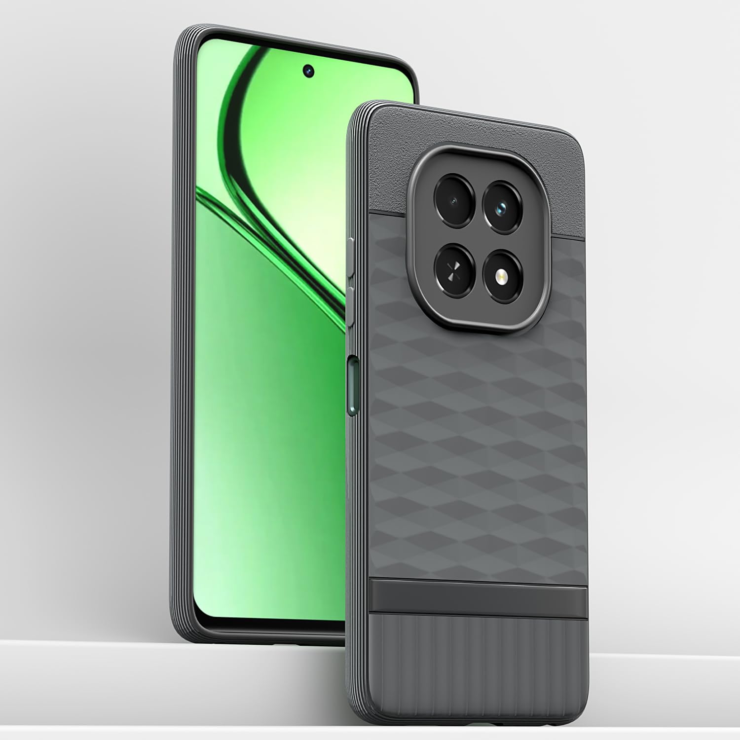 Pikkme Realme C63 5G Gencase Back Cover (Grey)