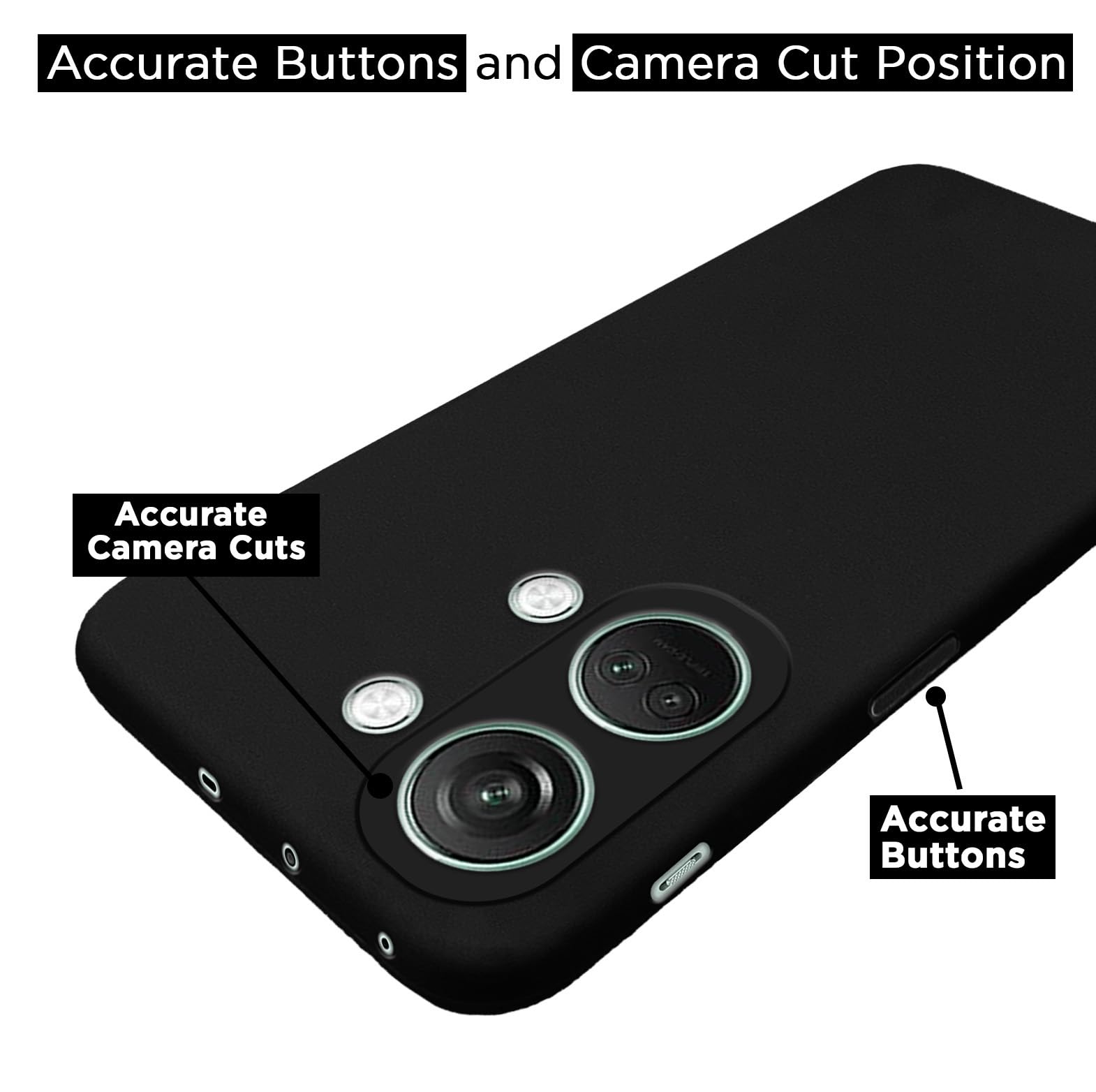OnePlus Nord 3 5G mobile back cover in black by Pikkme – photo 4