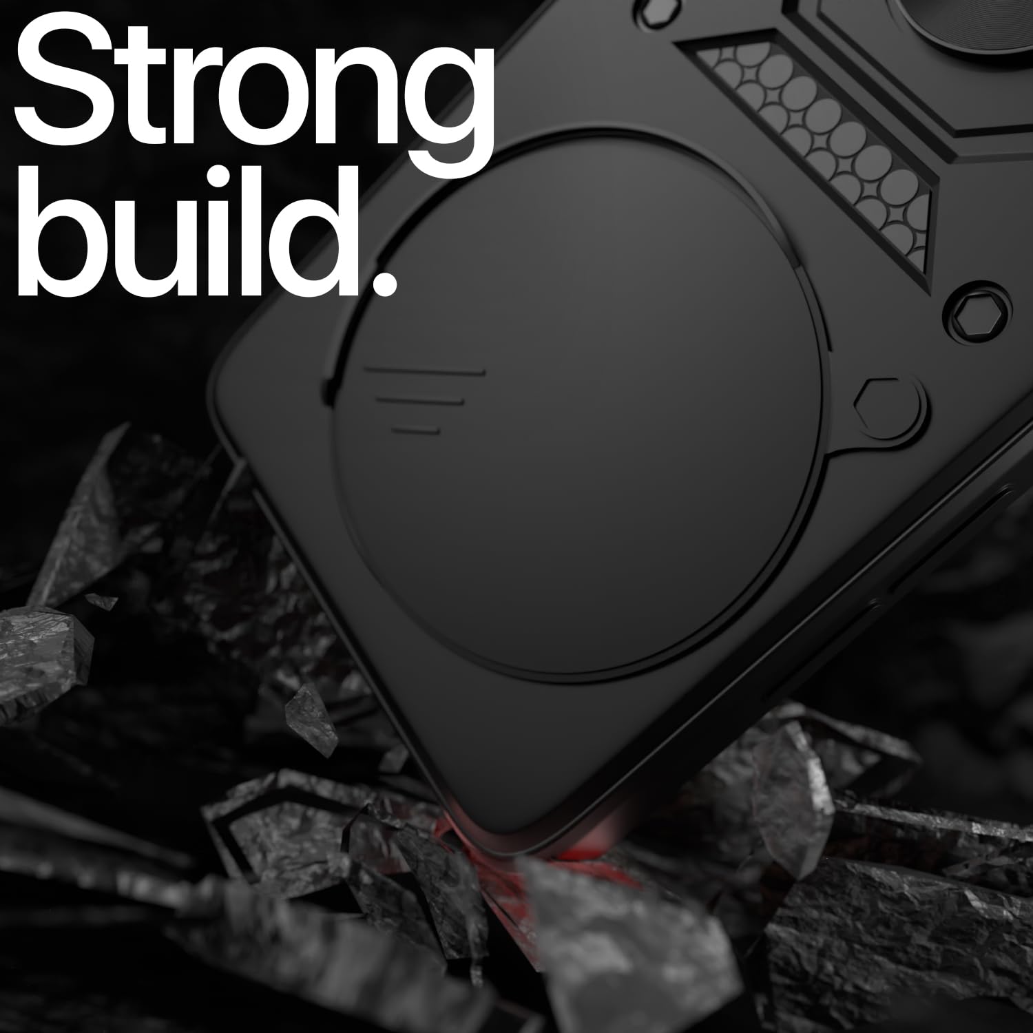 Pikkme Realme 14 Pro 5G D10 Tough Armor Back Cover (Black)