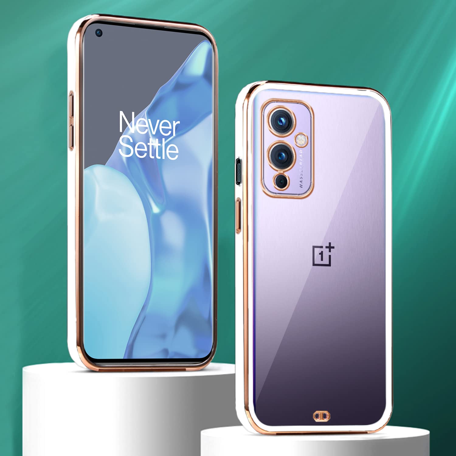 White mobile back cover for OnePlus 9 – Pikkme – photo 3