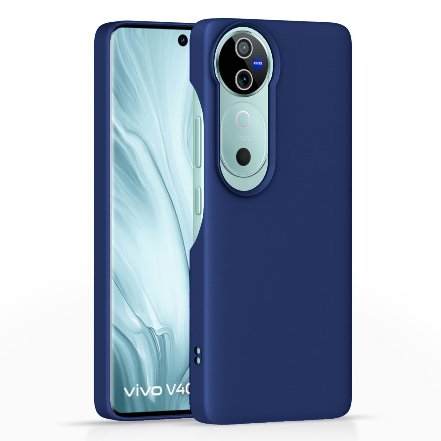 Vivo V40/V40 Pro/T3 Ultra 5G SideCut back cover in blue by Pikkme