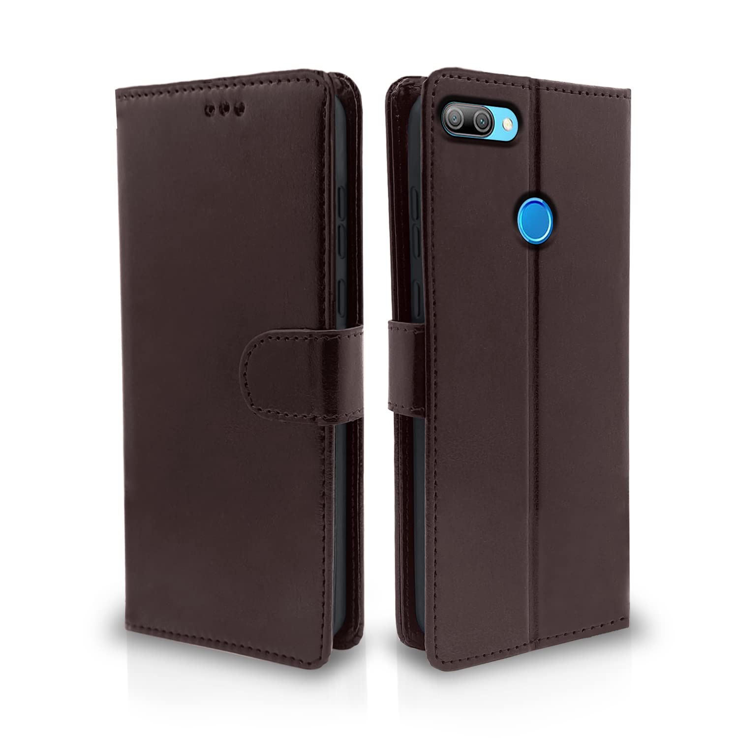 Pikkme Honor 9N Vintage Flip Cover (Coffee)