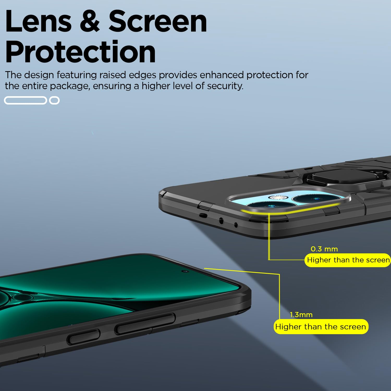 Pikkme black Tough Armor back cover for OnePlus Nord CE 3 5G – photo 5