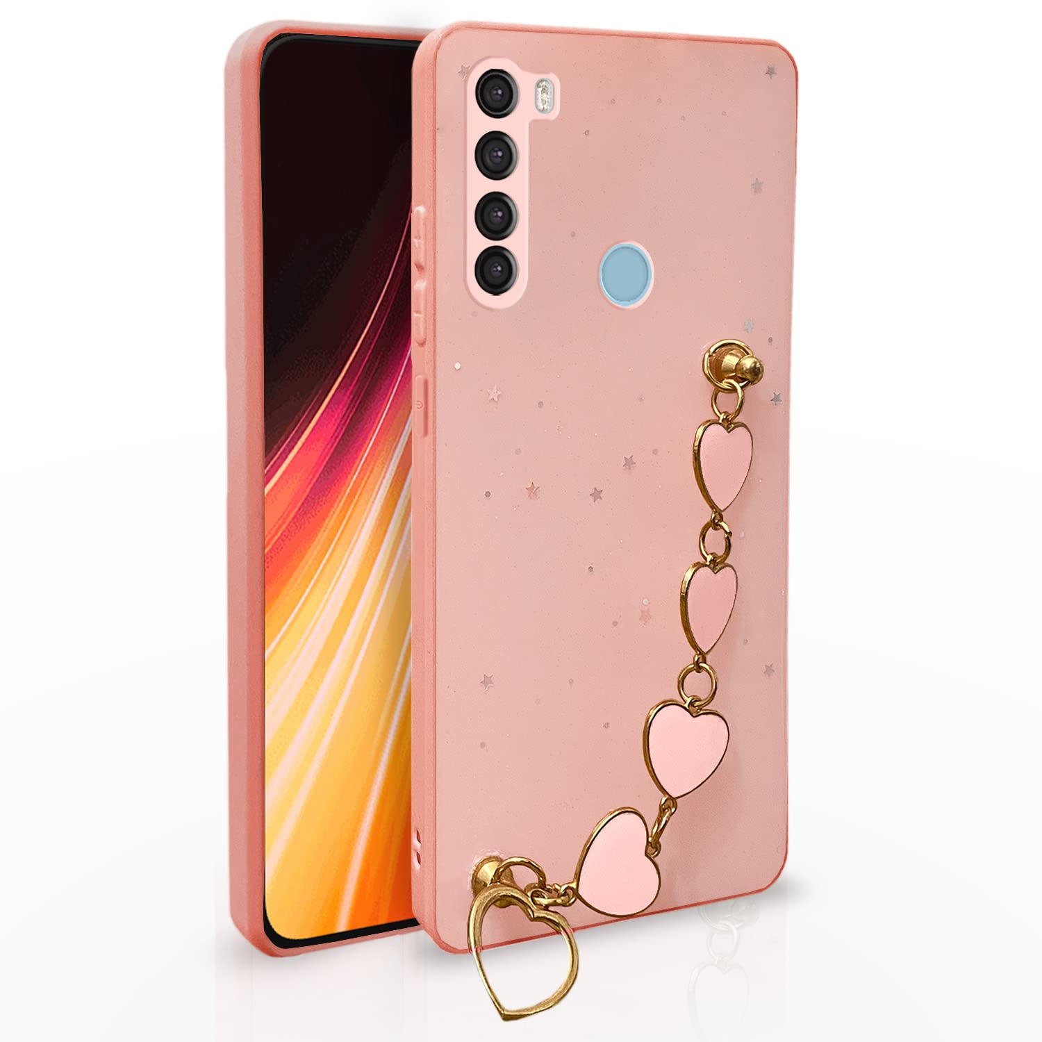 Pikkme Redmi Note 8 Chain pink phone cover