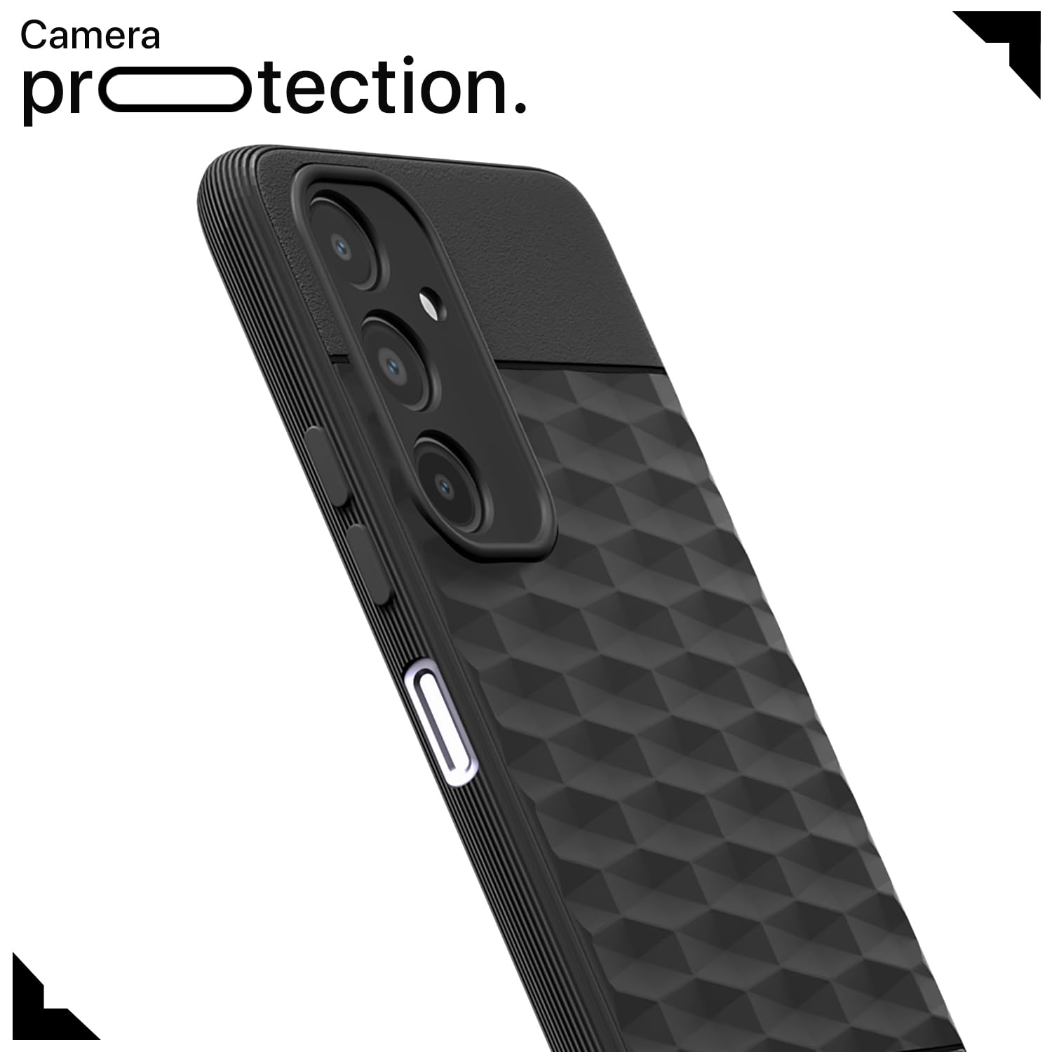 Pikkme Samsung Galaxy A14 5G Gencase Back Cover (Black)