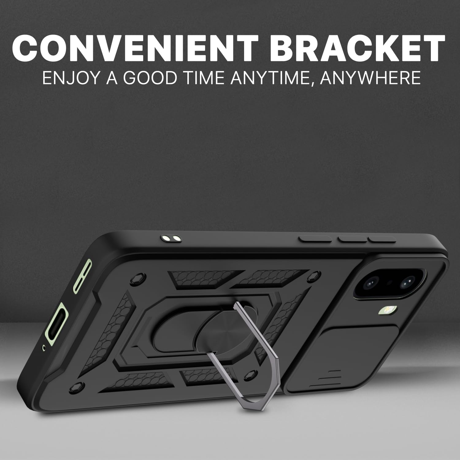 Pikkme OnePlus 15R 5G/360 D10 Camera Shield black phone cover – photo 3