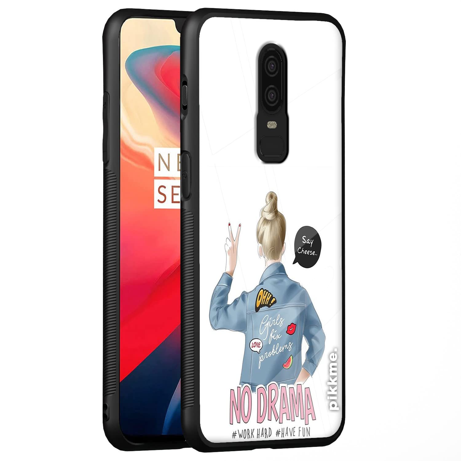 OnePlus 6 Hybrid back cover by Pikkme