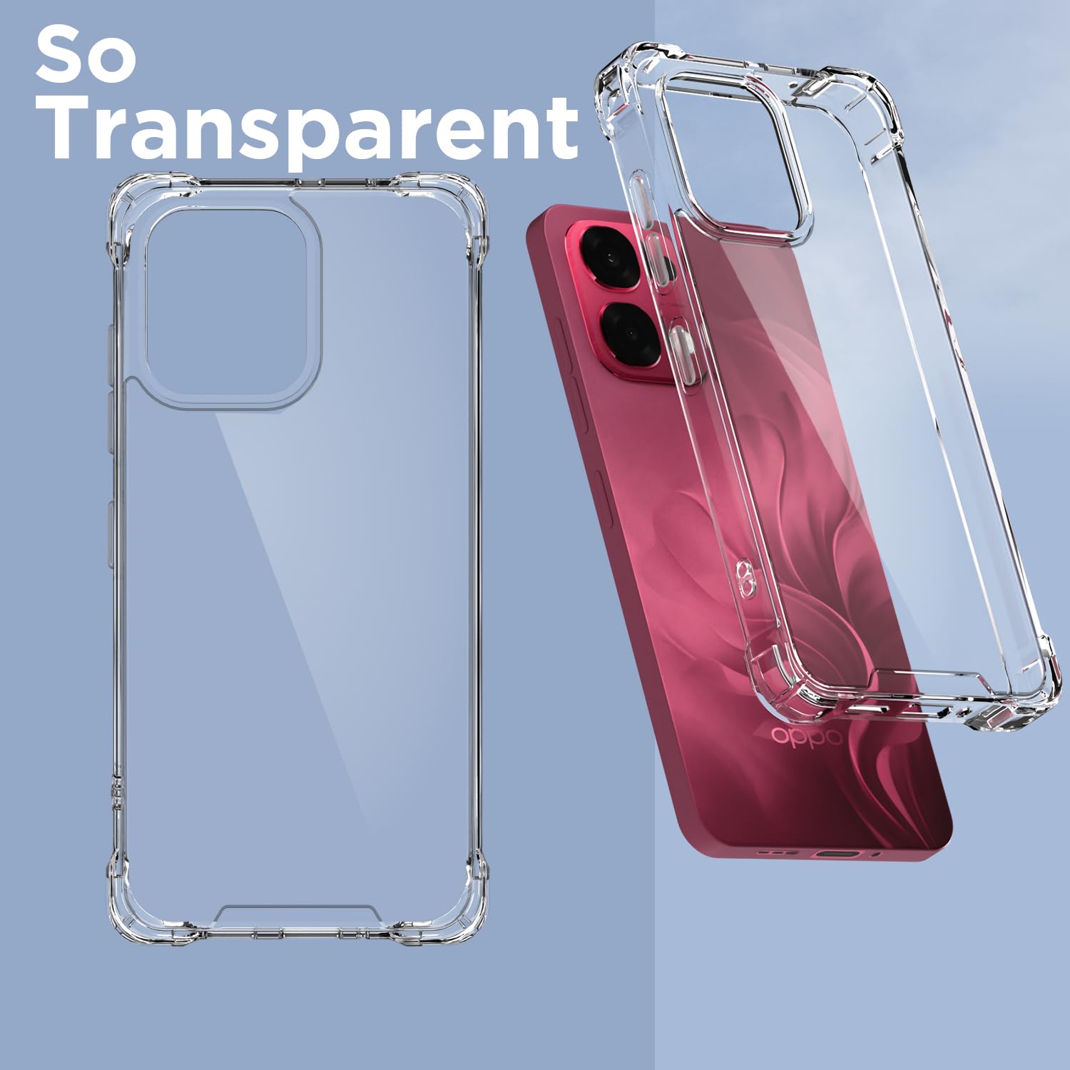 Pikkme transparent mobile back cover for Oppo F31/F33 5G – photo 2