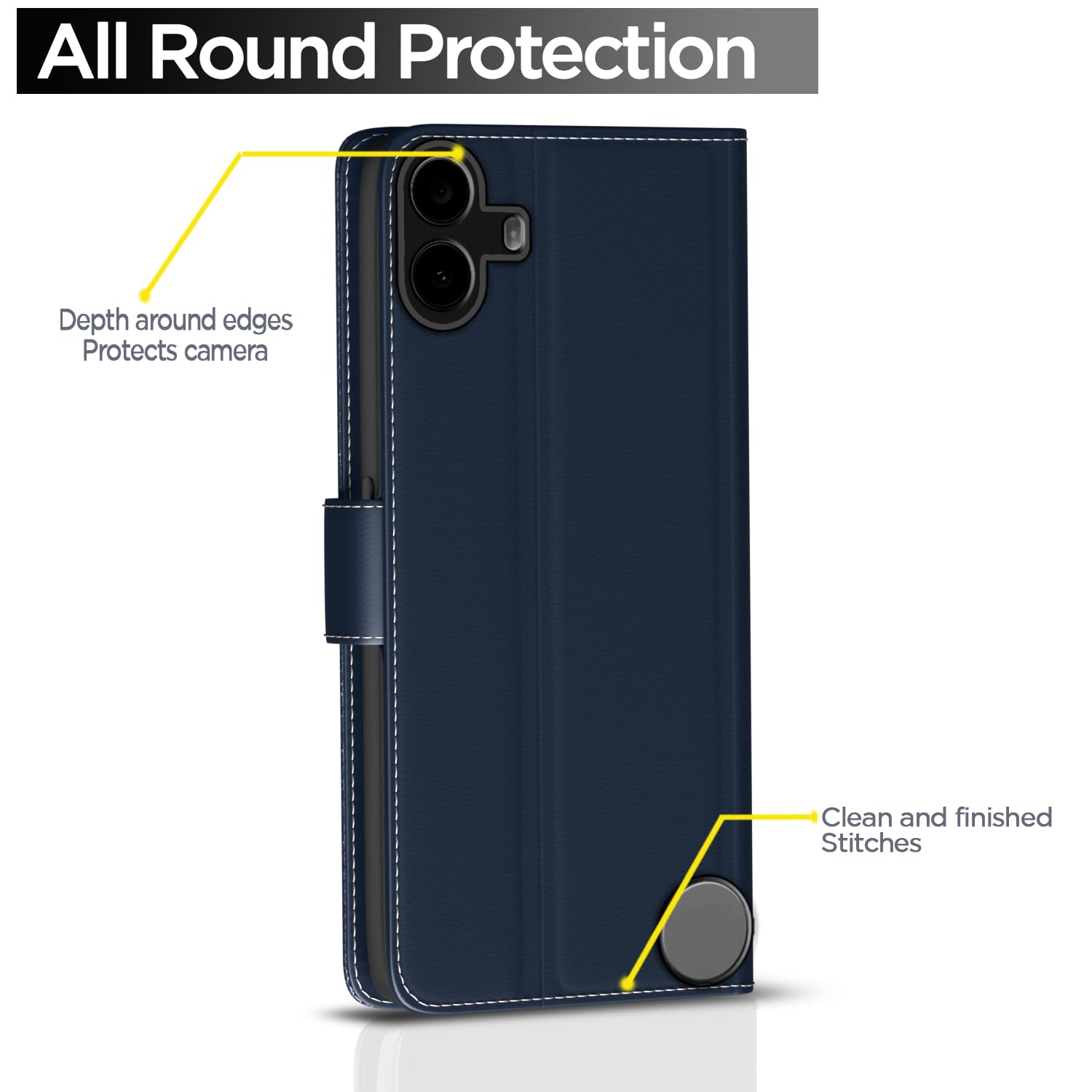 Pikkme CMF Phone 1 Wallet blue mobile flip cover – photo 4