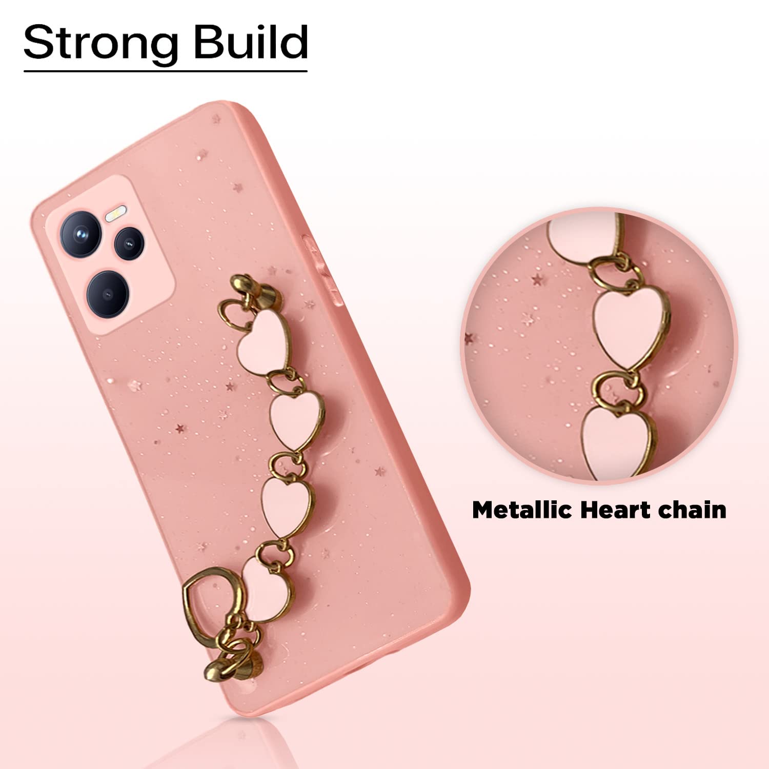 Pink Chain back cover for Realme C35 – Pikkme – photo 7