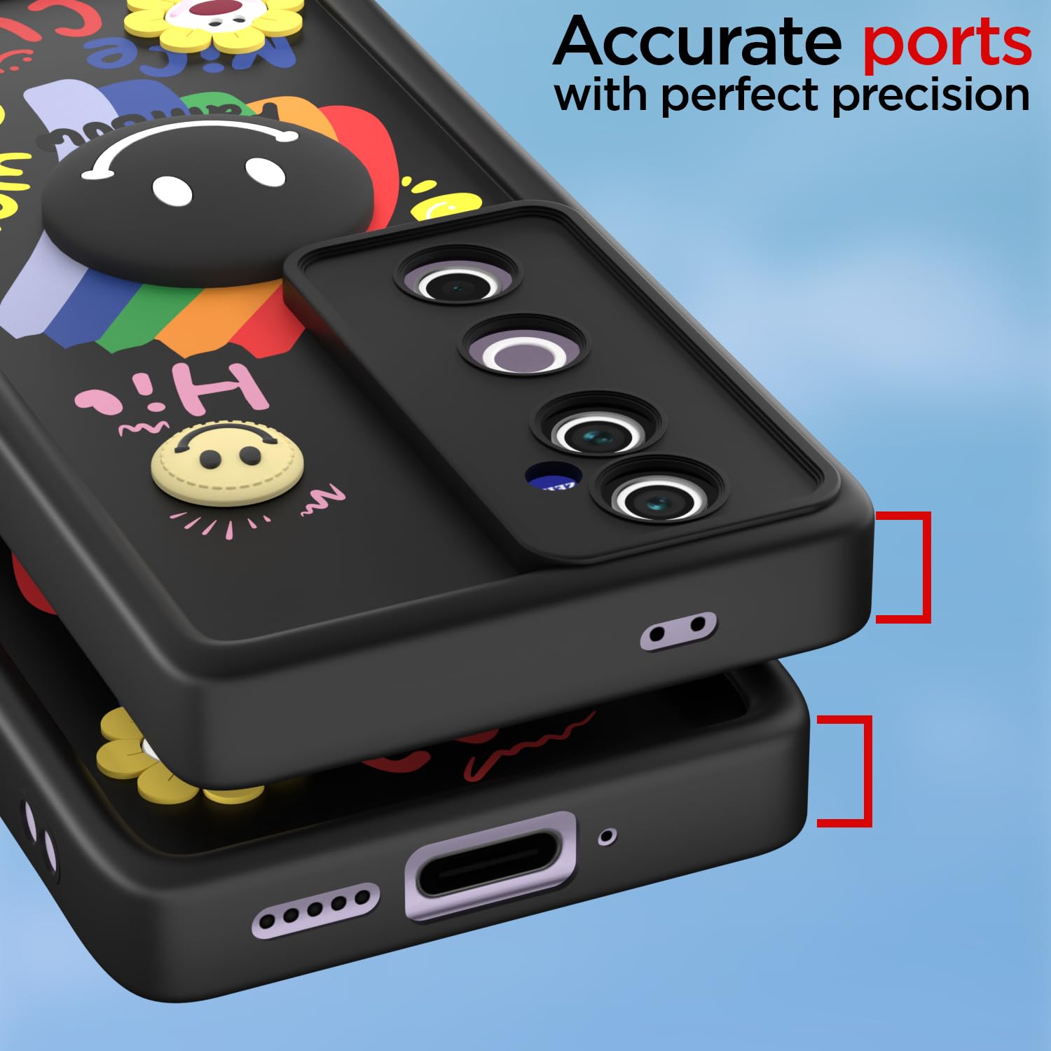 Vivo V40/V40 Pro/T3 Ultra 5G mobile back cover in black by Pikkme – photo 4