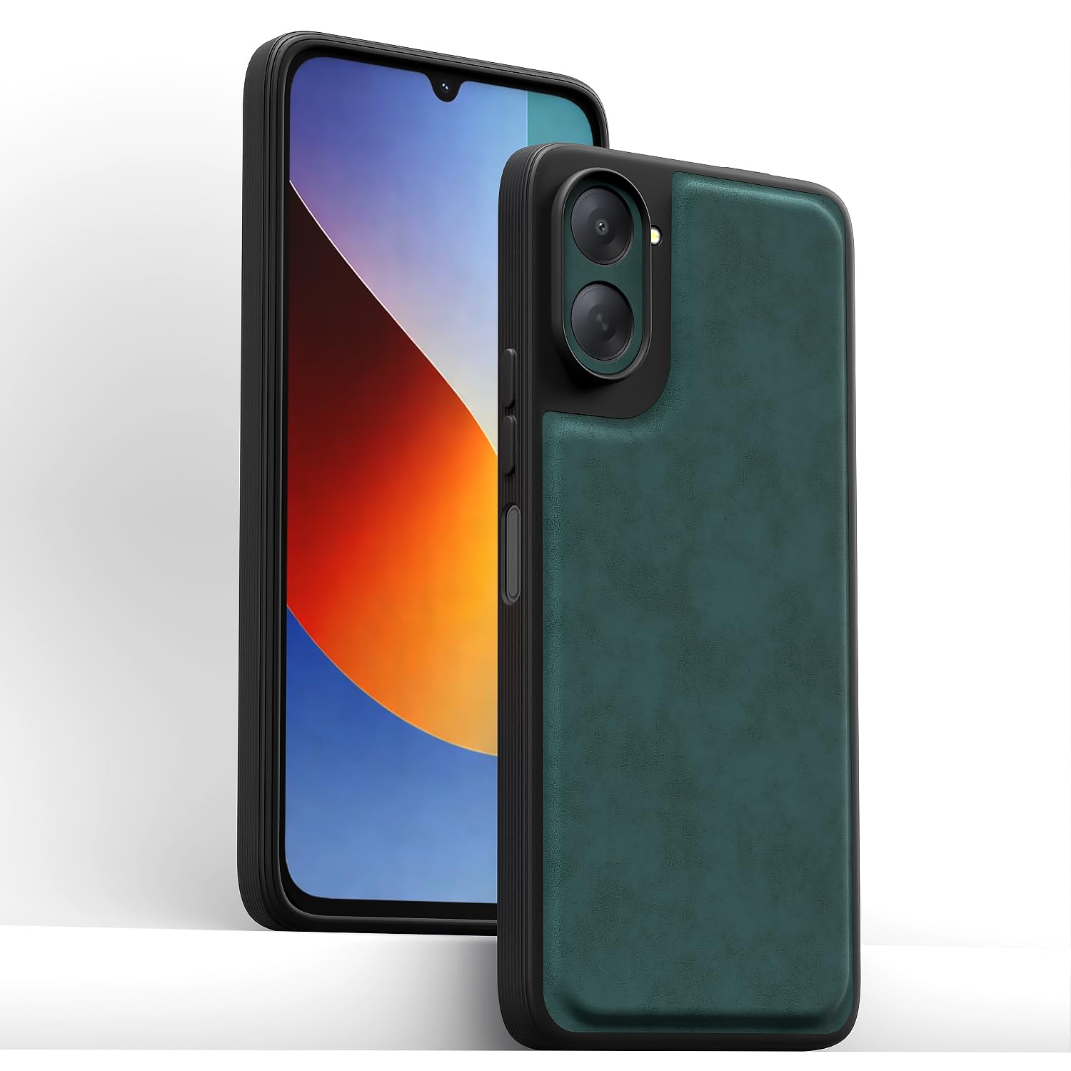 Pikkme Redmi A7 5G green mobile back cover – photo 2